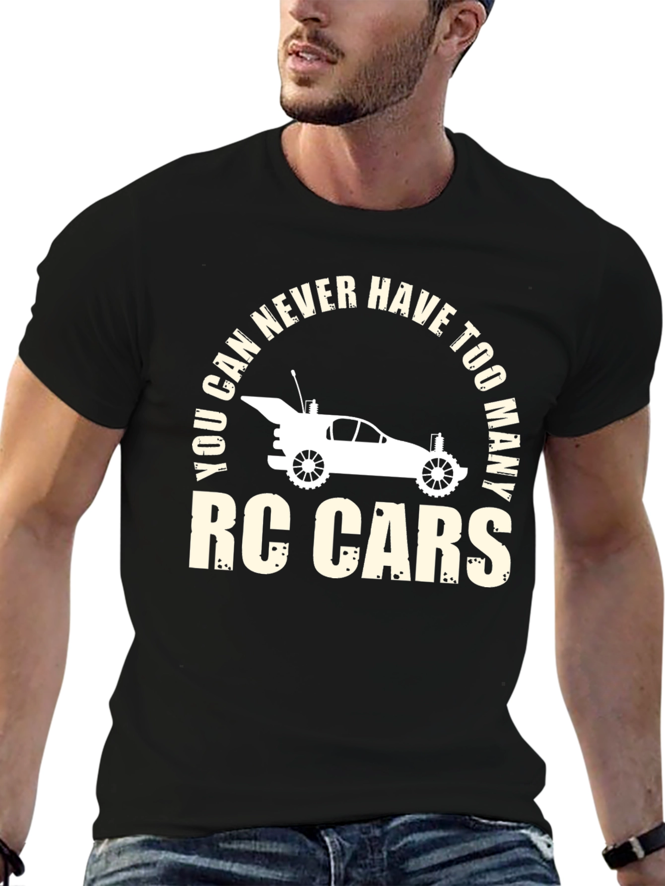 Black RC Cars T-Shirt - You Can Never Have Too Many view 6
