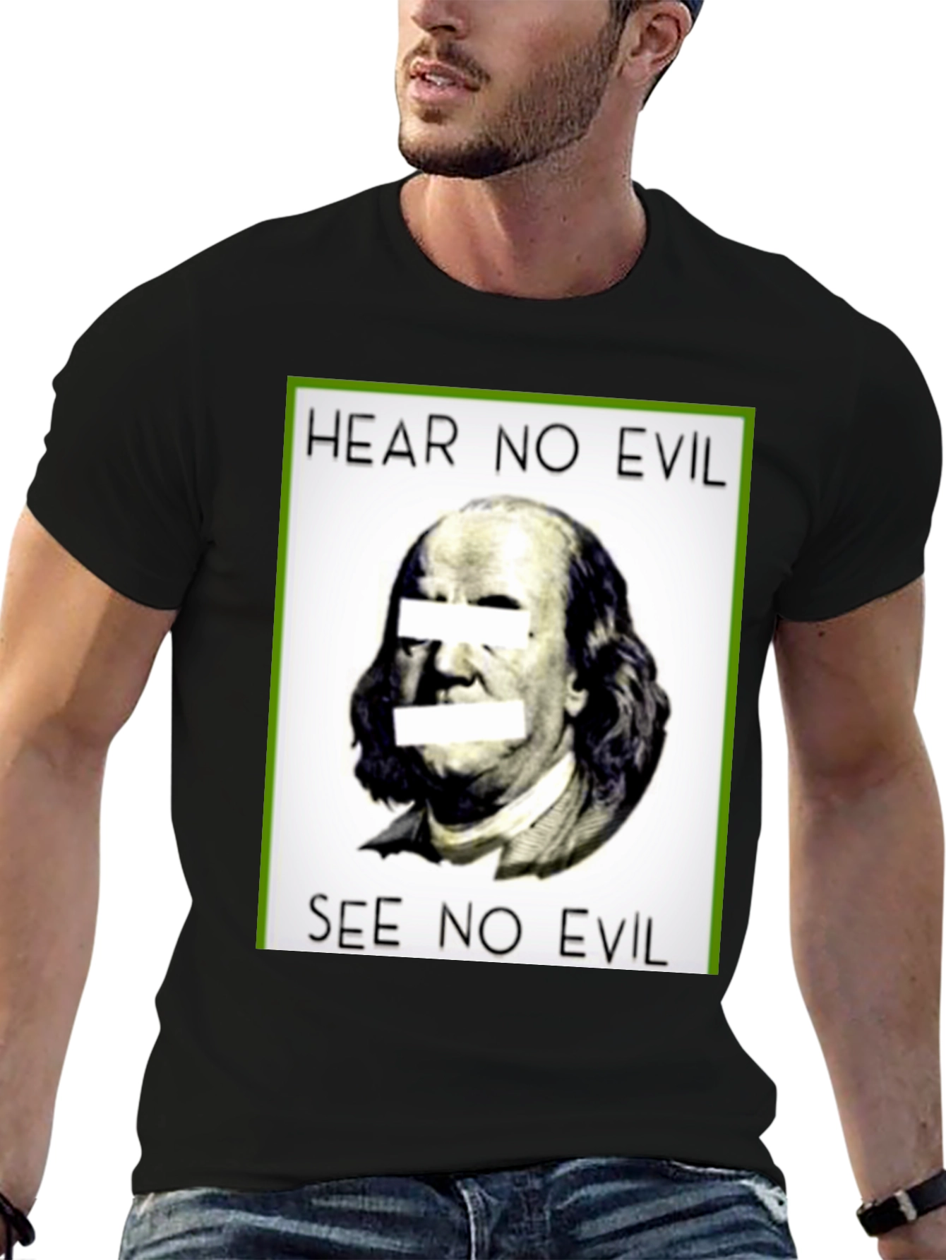 Hear No See No Evil Graphic T-Shirt - 6