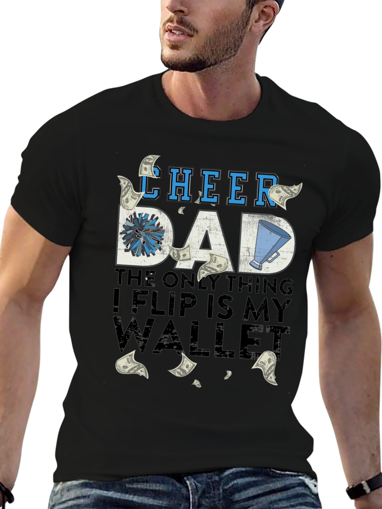 Cheer Dad T-Shirt - Humorous Parent Apparel - 6