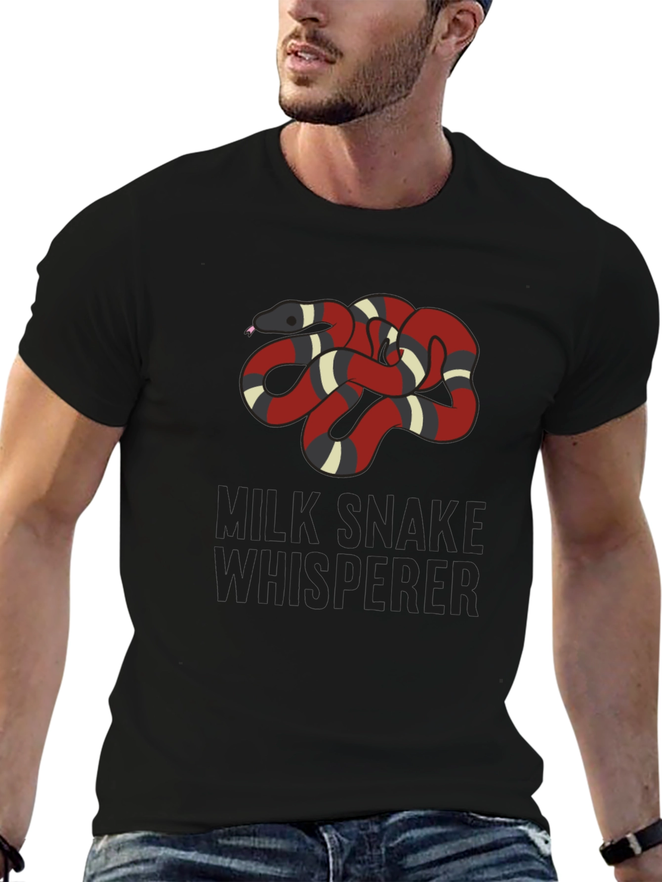 Black Milk Snake Whisperer Graphic Tee - Black view 6