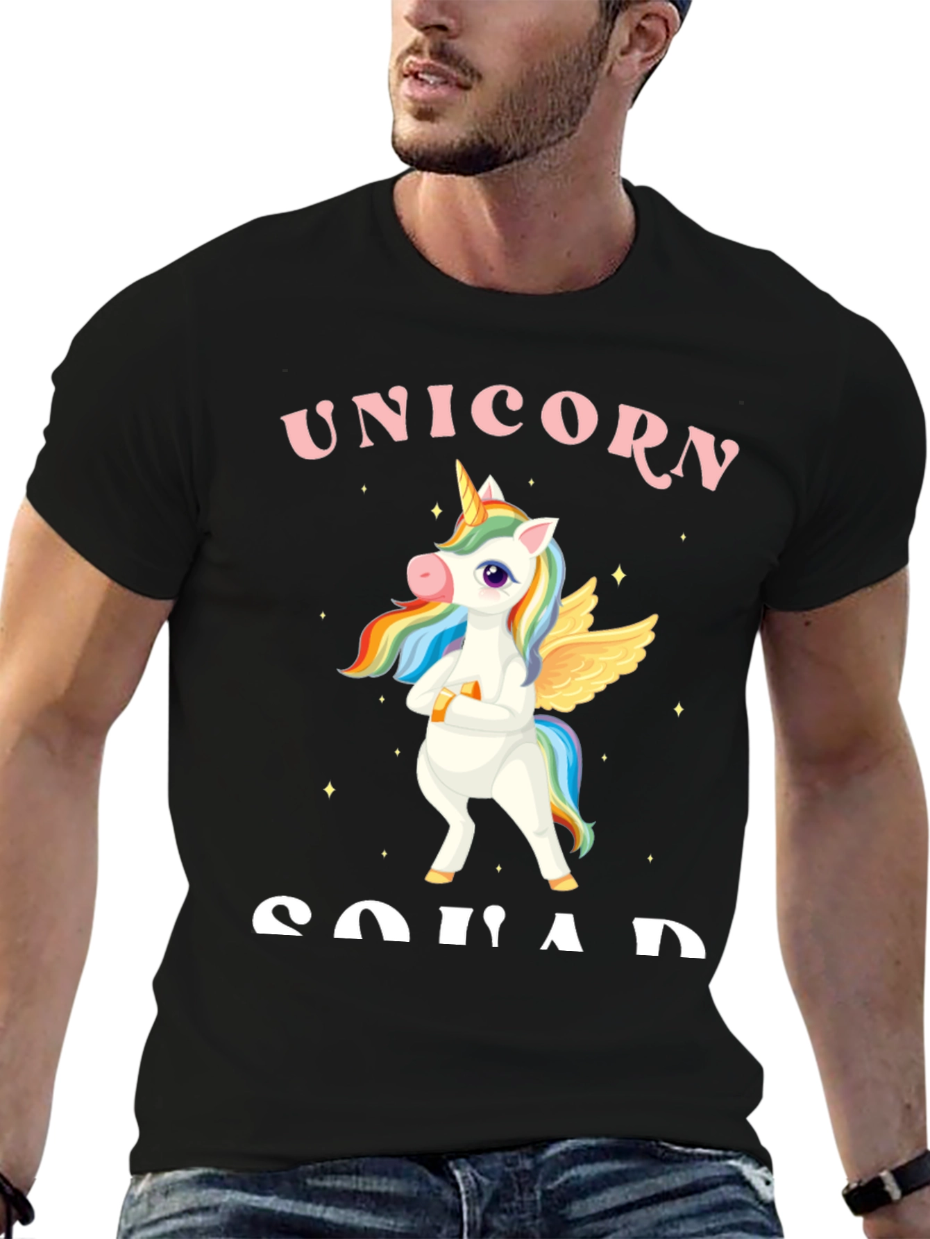 Black Unicorn Squad Graphic Tee view 6