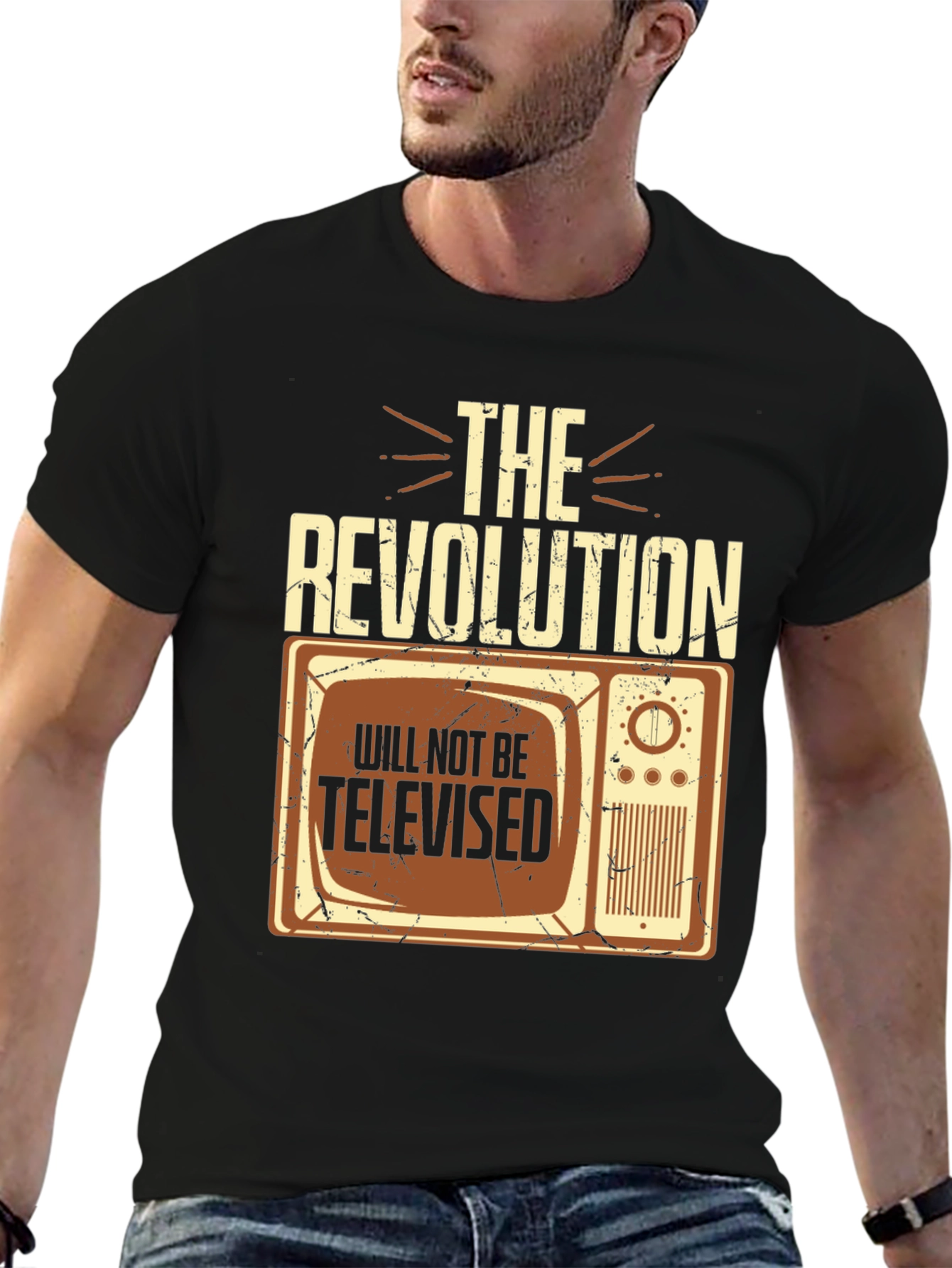 The Revolution Will Not Be Televised Graphic Tee - 6