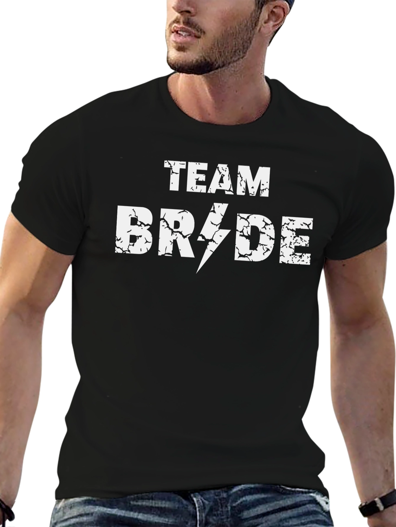 Team Bride T-Shirt - Rock and Roll Bridal Party Tee - 6