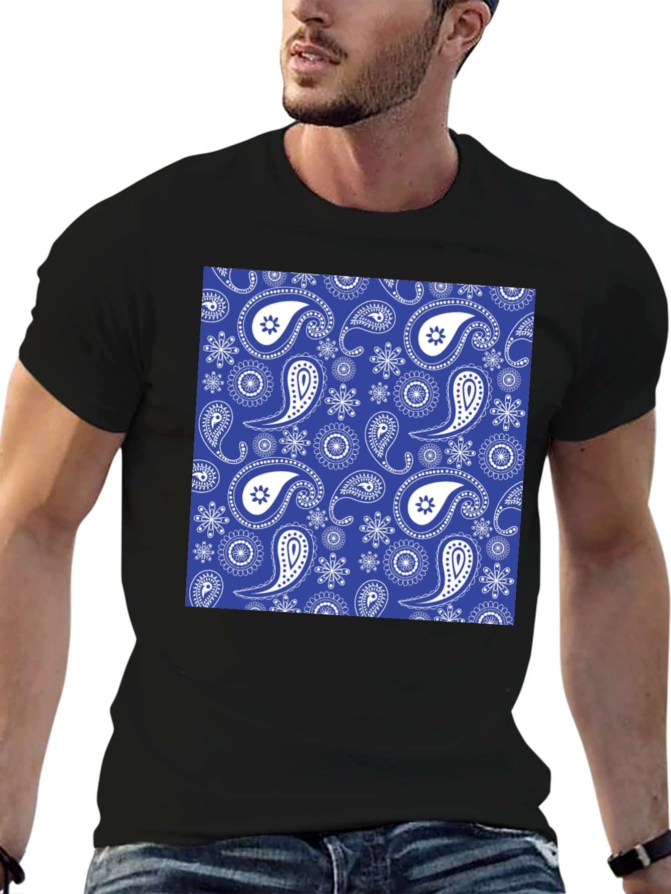 Paisley Patterned T-Shirt - 6