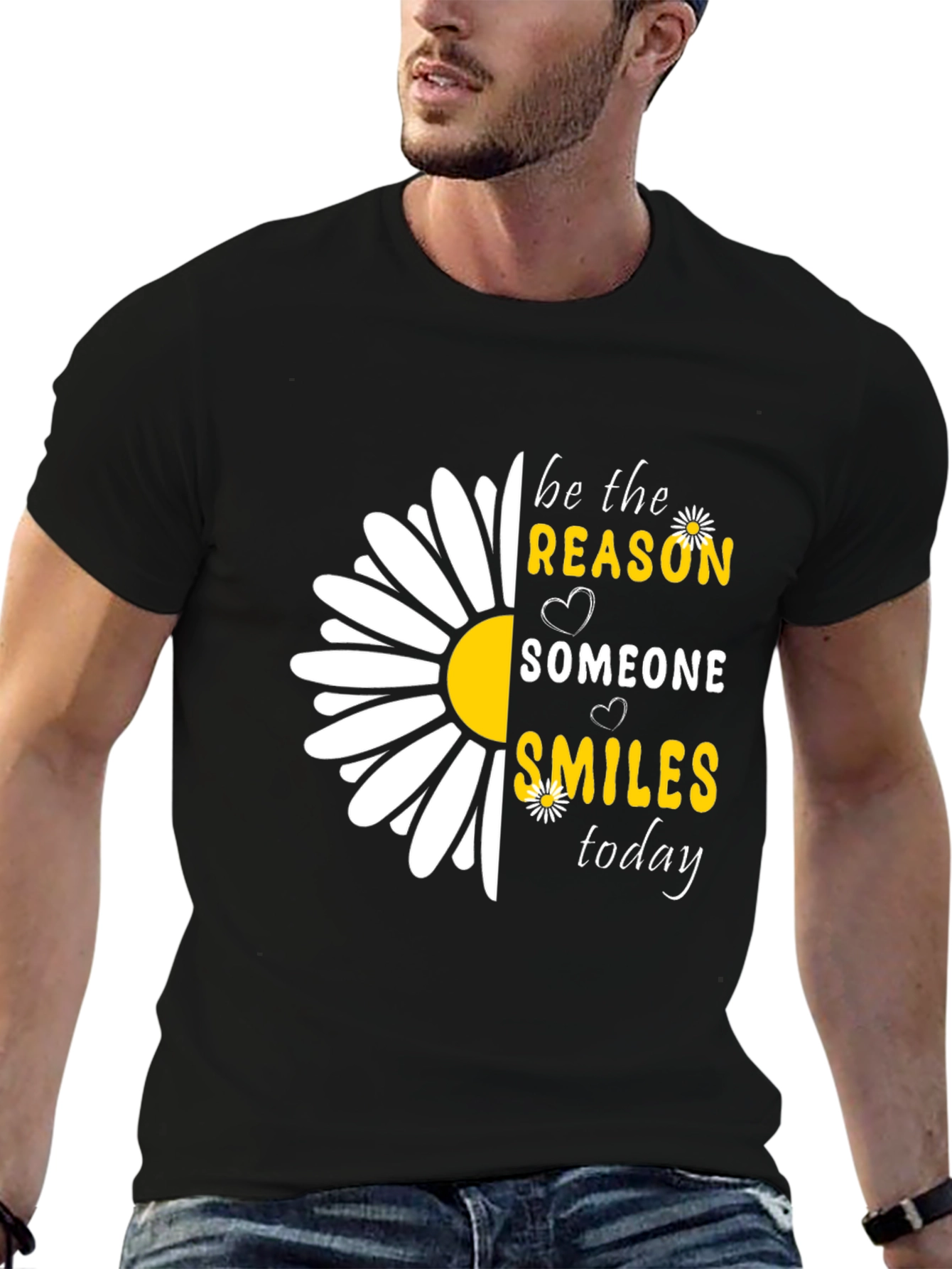 Black Be The Reason Smile T-Shirt view 6