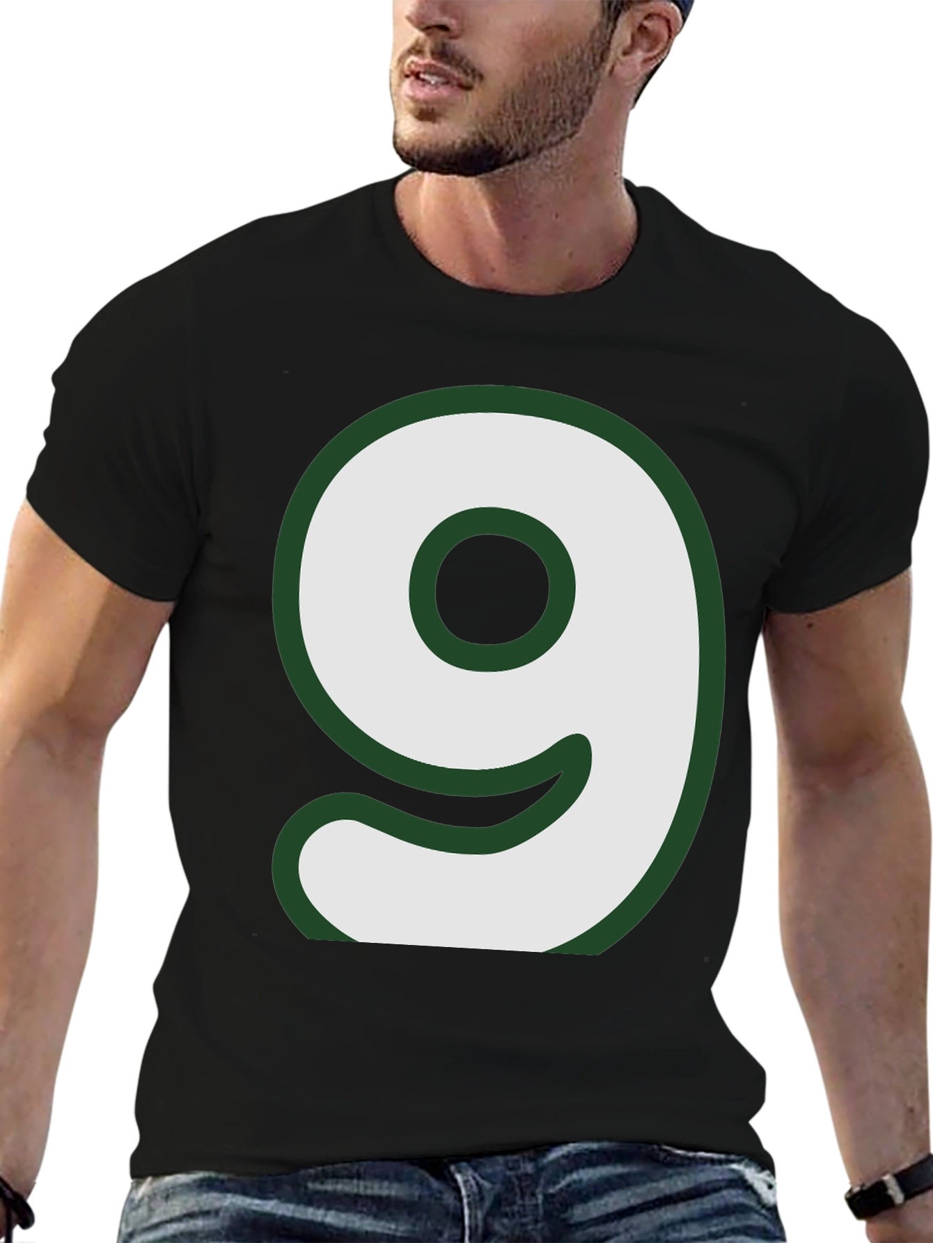 Black Number 9 Graphic T-Shirt - Casual Style view 6