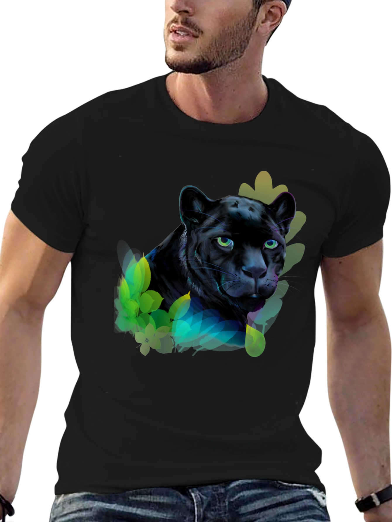 Black Black Panther Graphic Tee - Men's Short Sleeve view 6