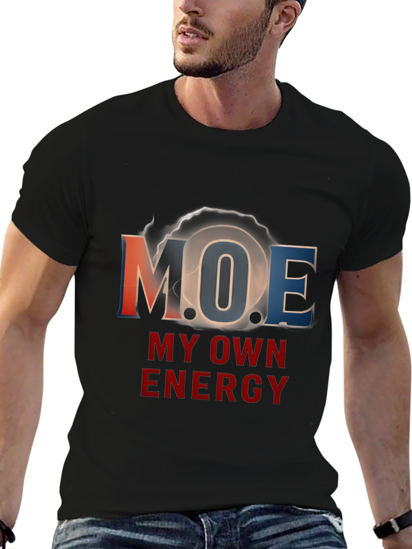 Black M.O.E. My Own Energy Graphic Tee view 6