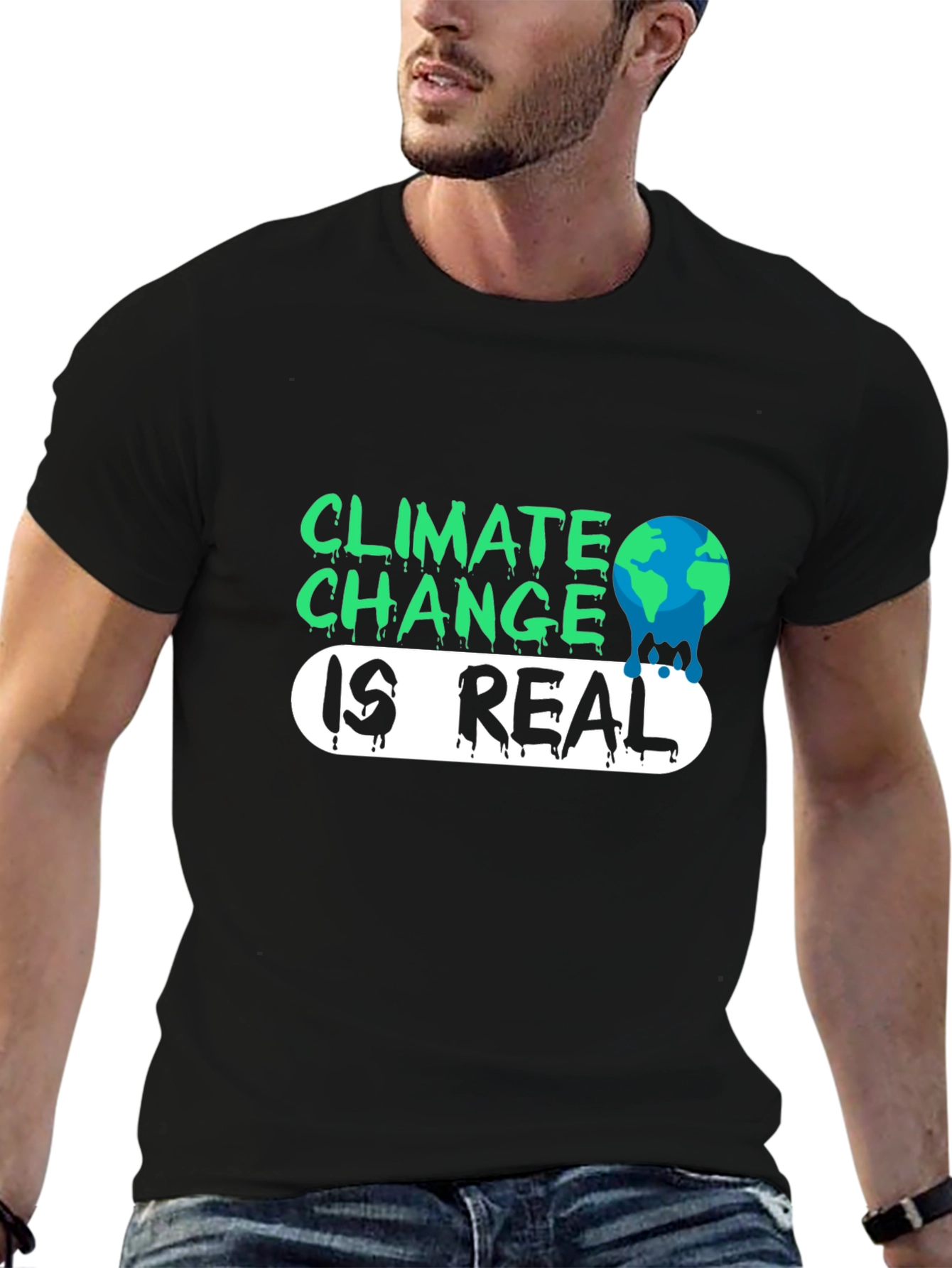Climate Change is Real Graphic T-Shirt - 6