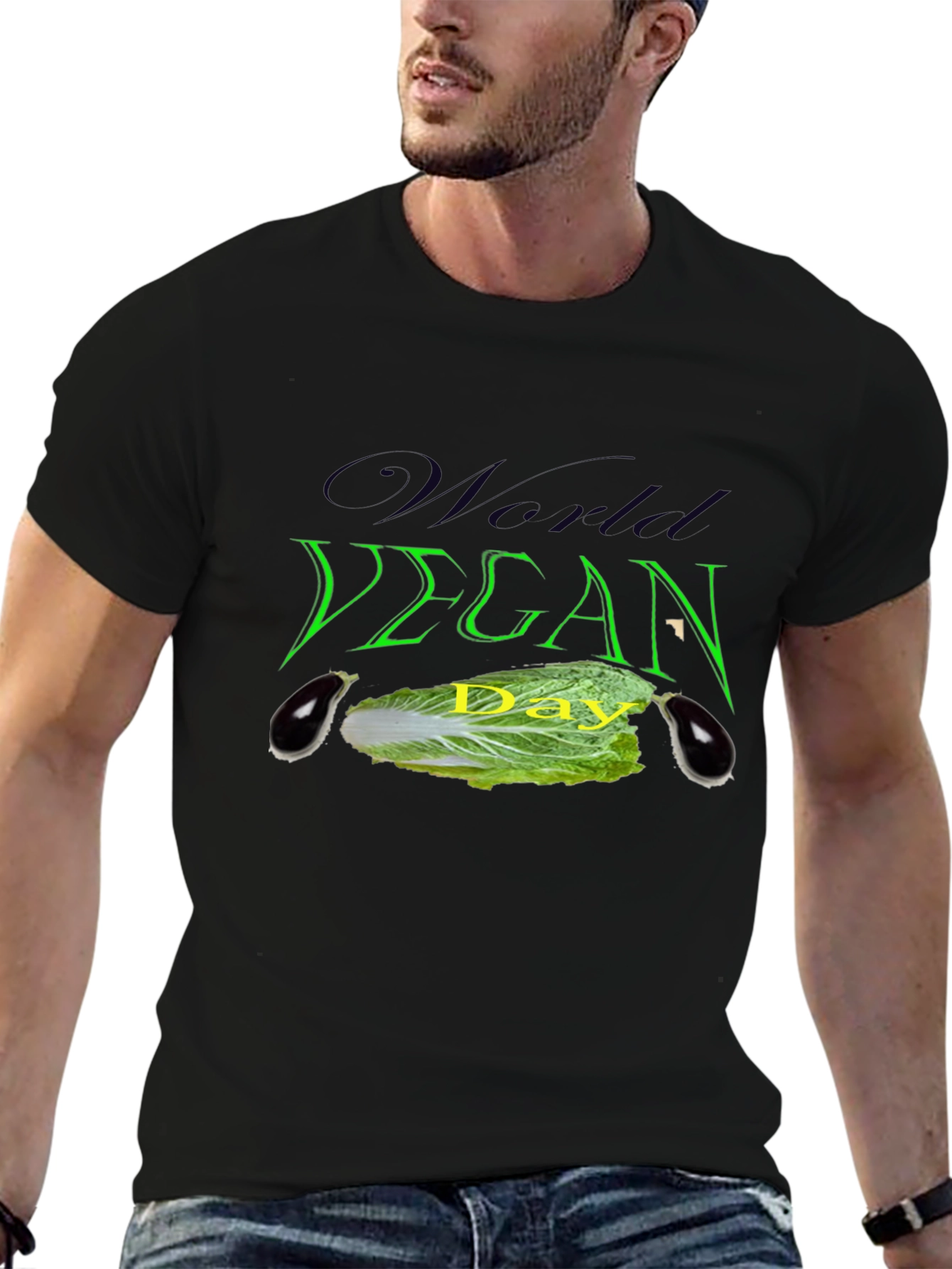 Vegan Day Graphic T-Shirt - 6