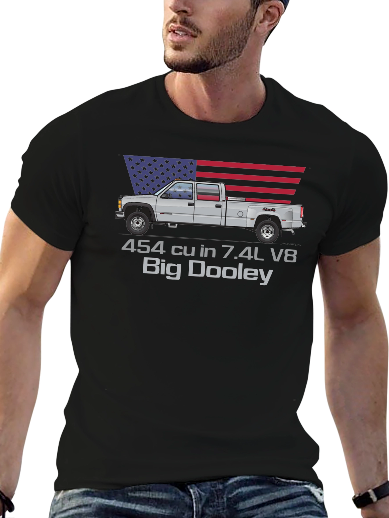 Big Dooley Truck Graphic Tee - Patriotic - 6