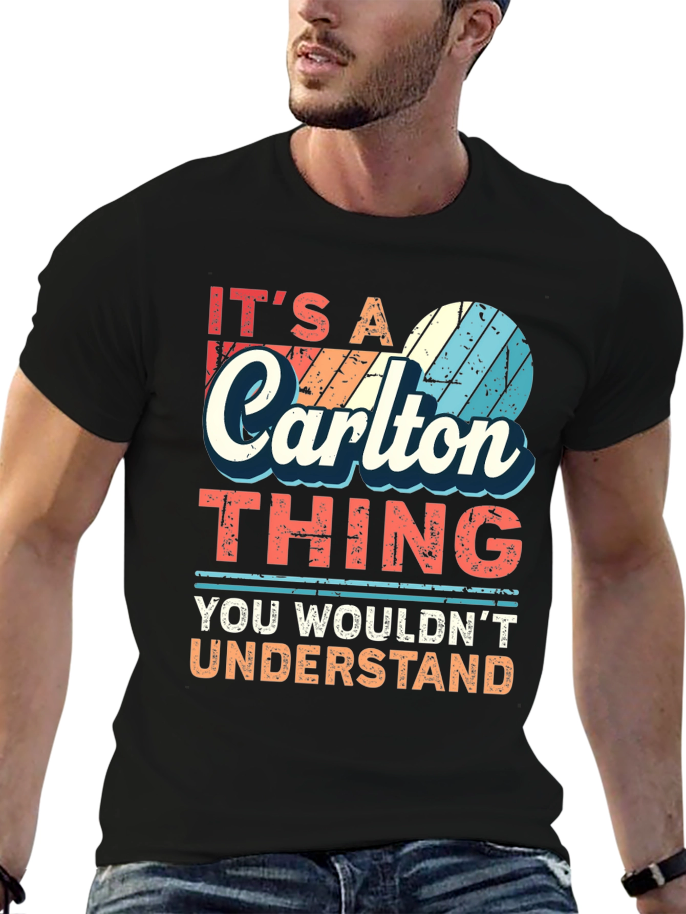 Black It's a Carlton Thing T-Shirt - You Wouldn't Understand view 6