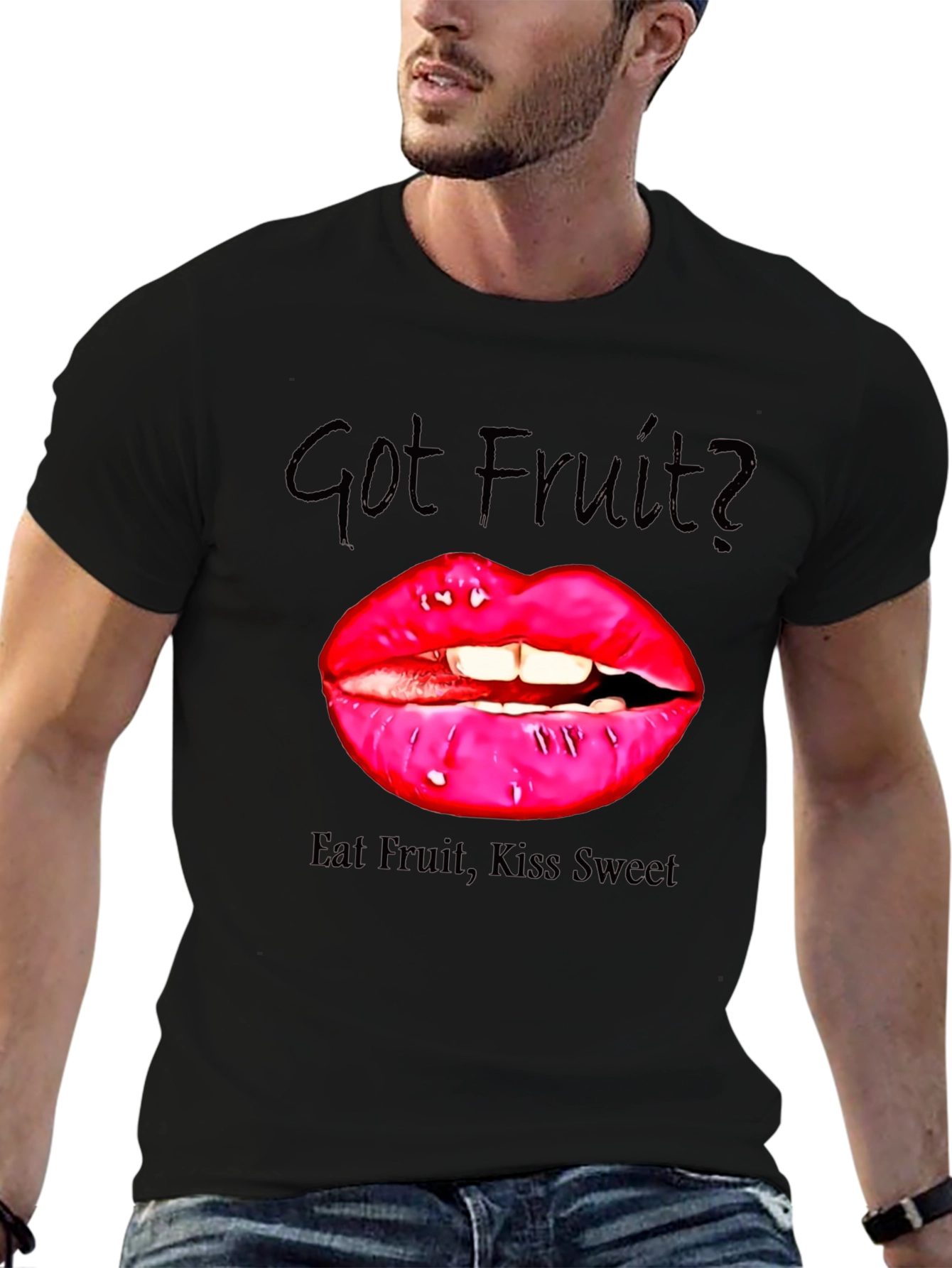 Black Got Fruit? Graphic Tee view 6