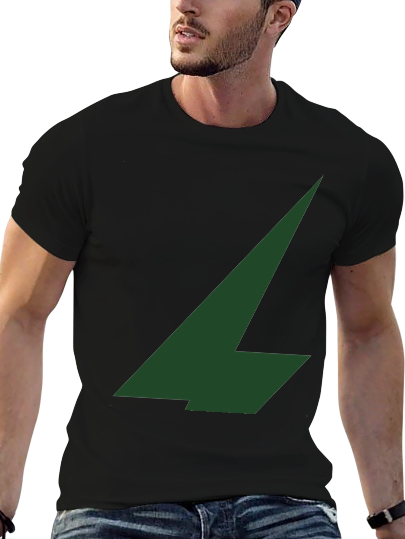 Black Emerald Arrow Graphic Tee - Stylish Menswear view 6