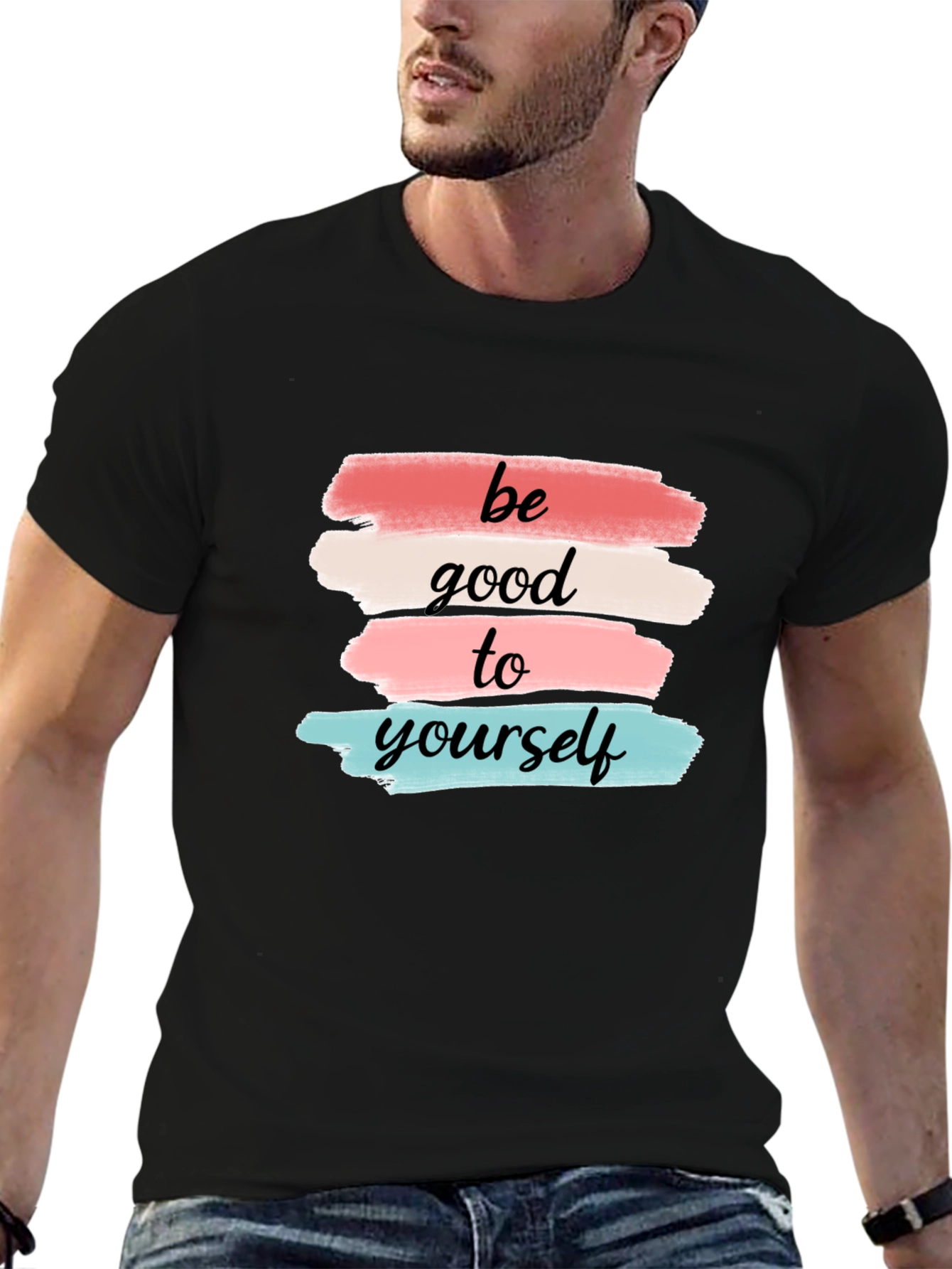 Black Be Good to Yourself Graphic Tee view 6
