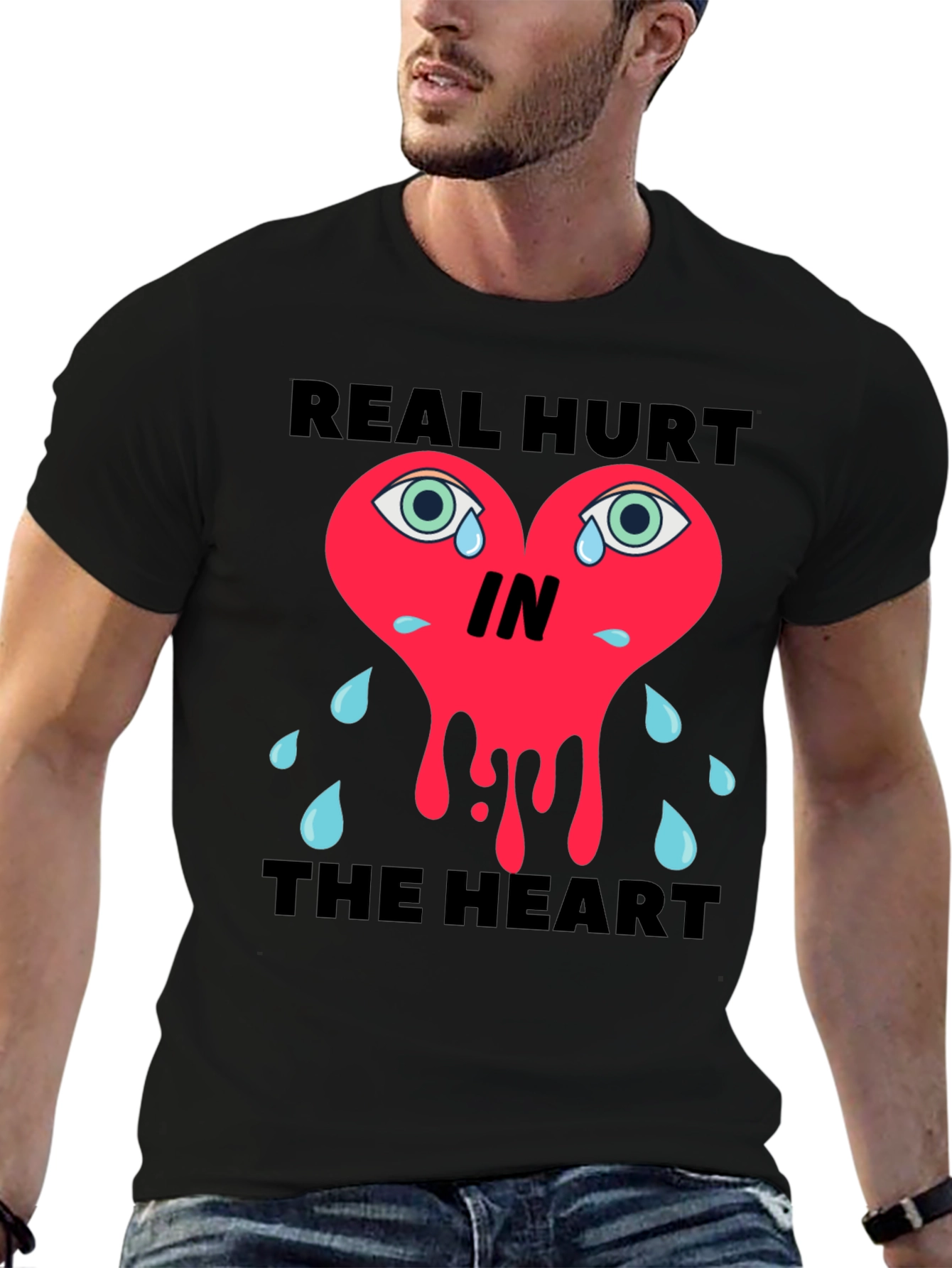 Real Hurt in the Heart Graphic Tee - 6