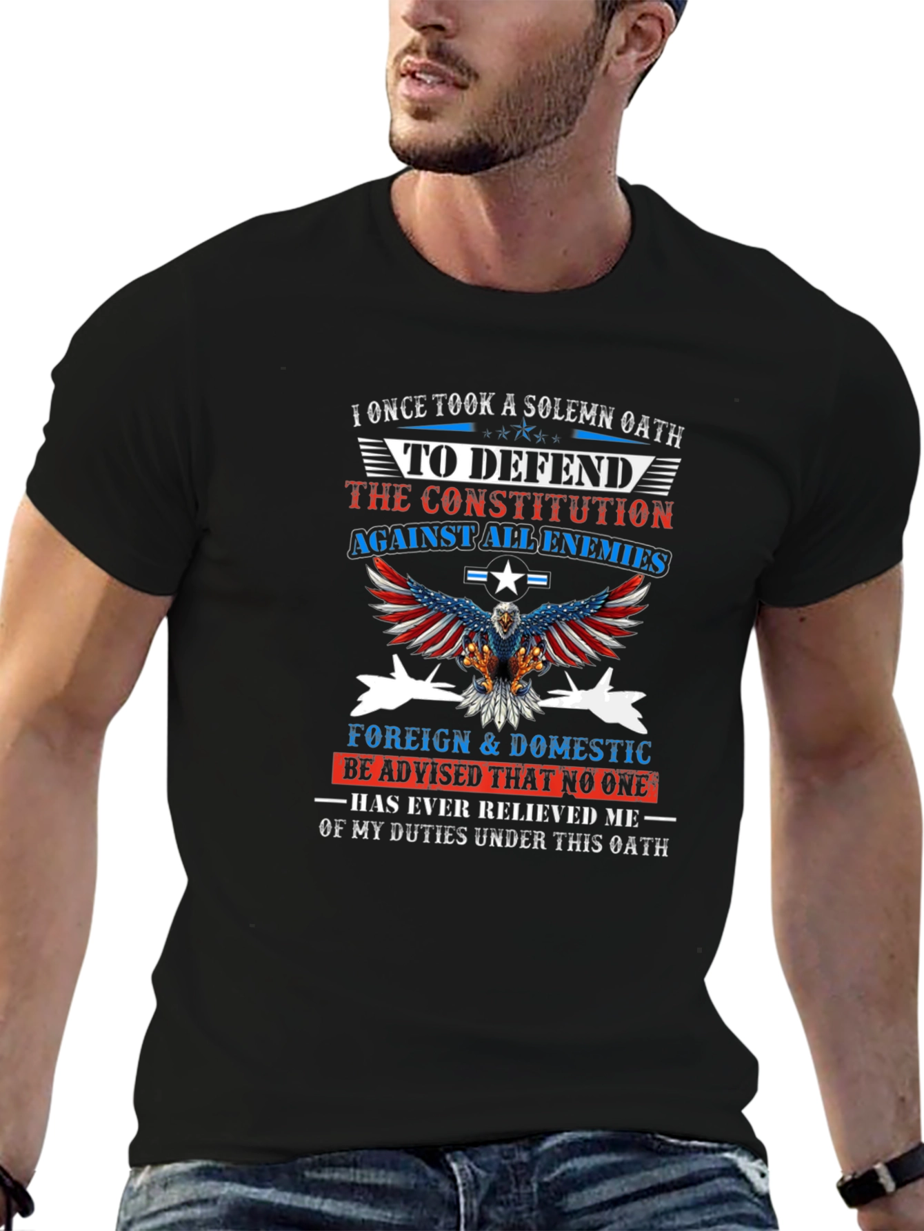Oath to Defend Constitution Graphic Tee - 6