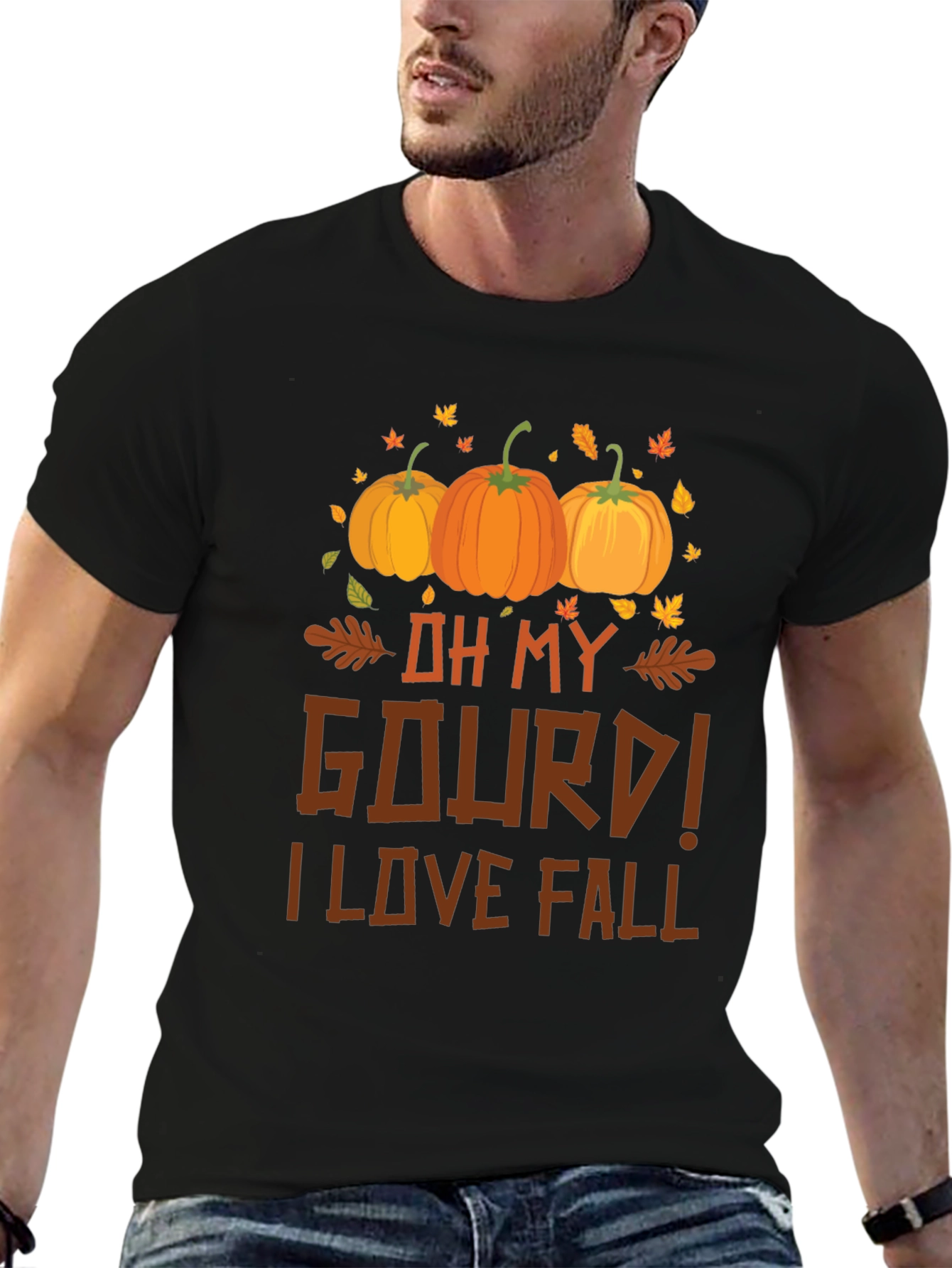 Oh My Gourd! I Love Fall T-Shirt - 6