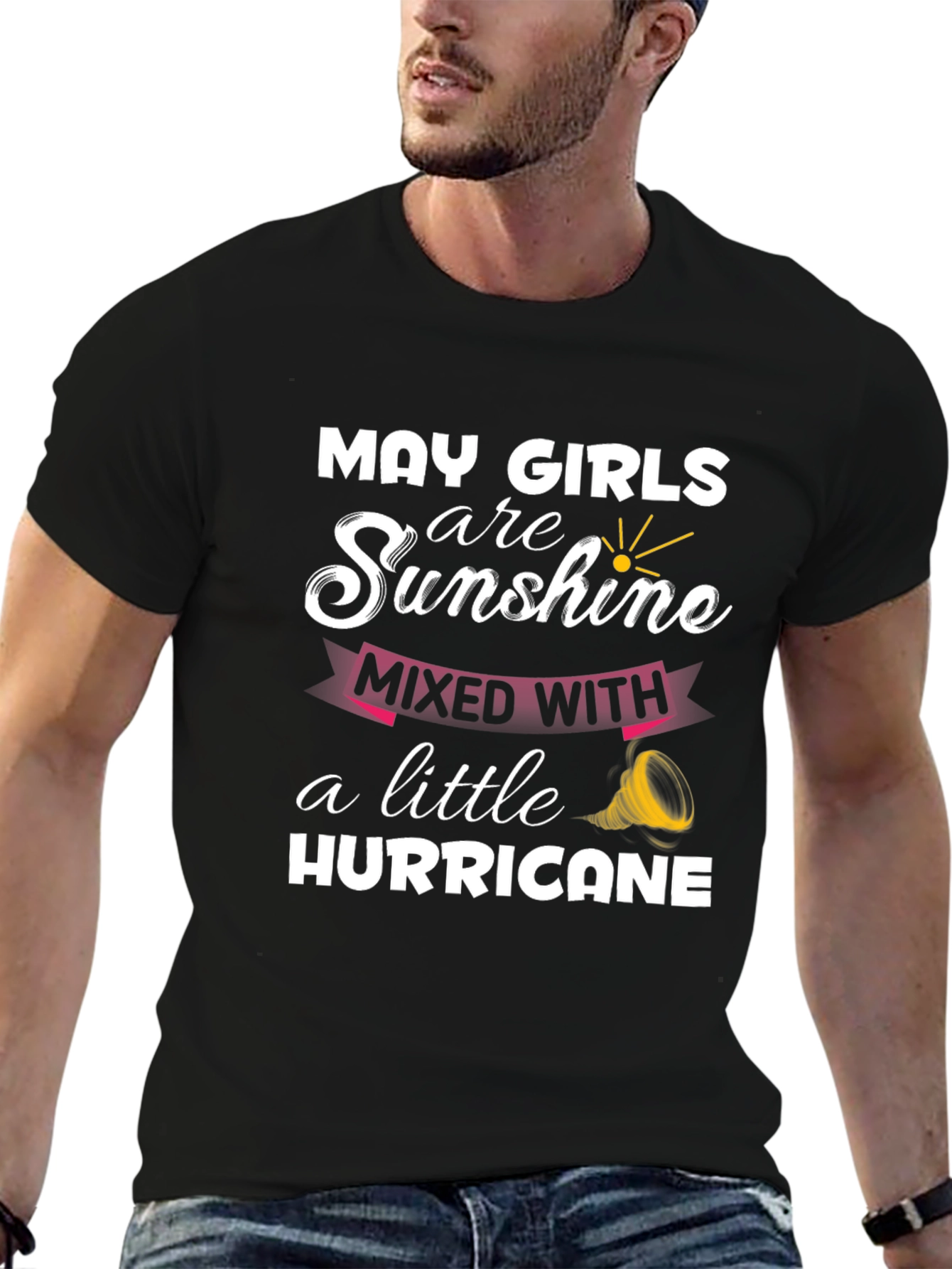 Black May Girls Sunshine & Hurricane T-Shirt view 6