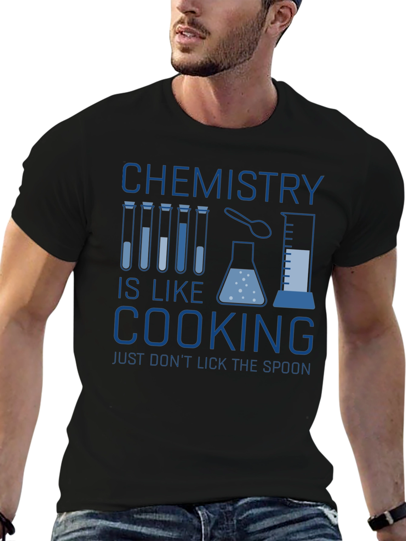Black Chemistry is Like Cooking Graphic Tee view 6