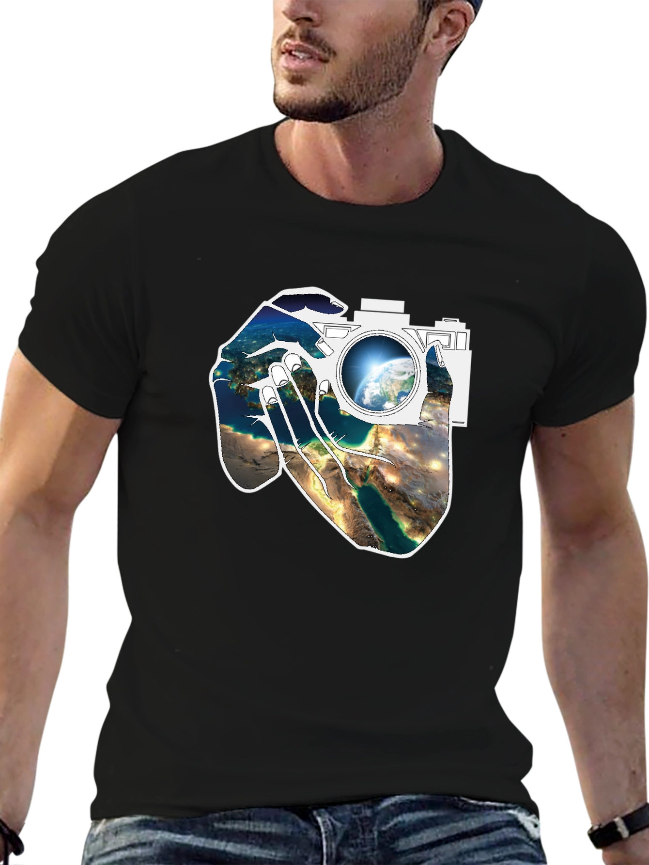 Photographer Earth View T-Shirt - 6