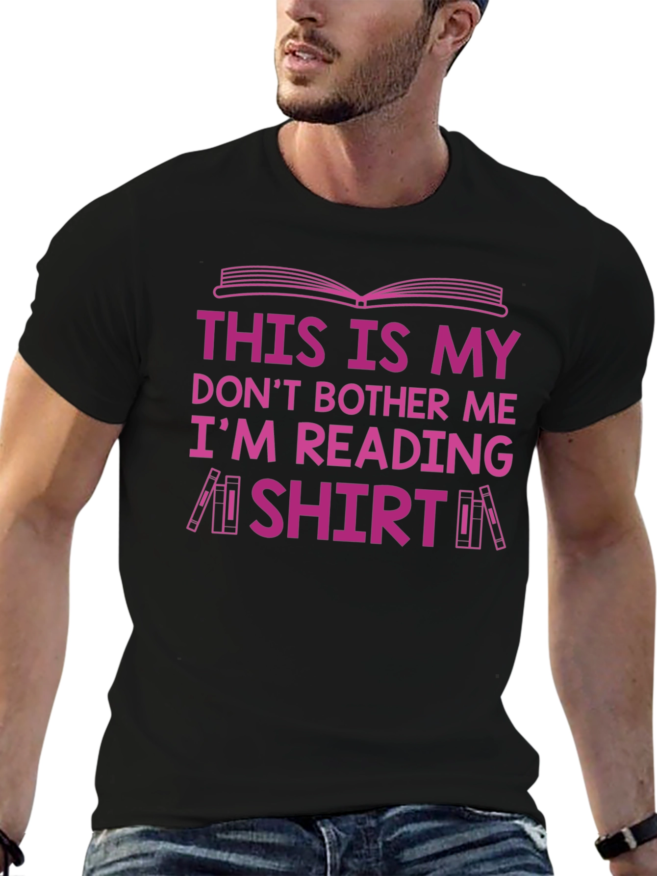 Black Don't Bother Me I'm Reading Shirt view 6