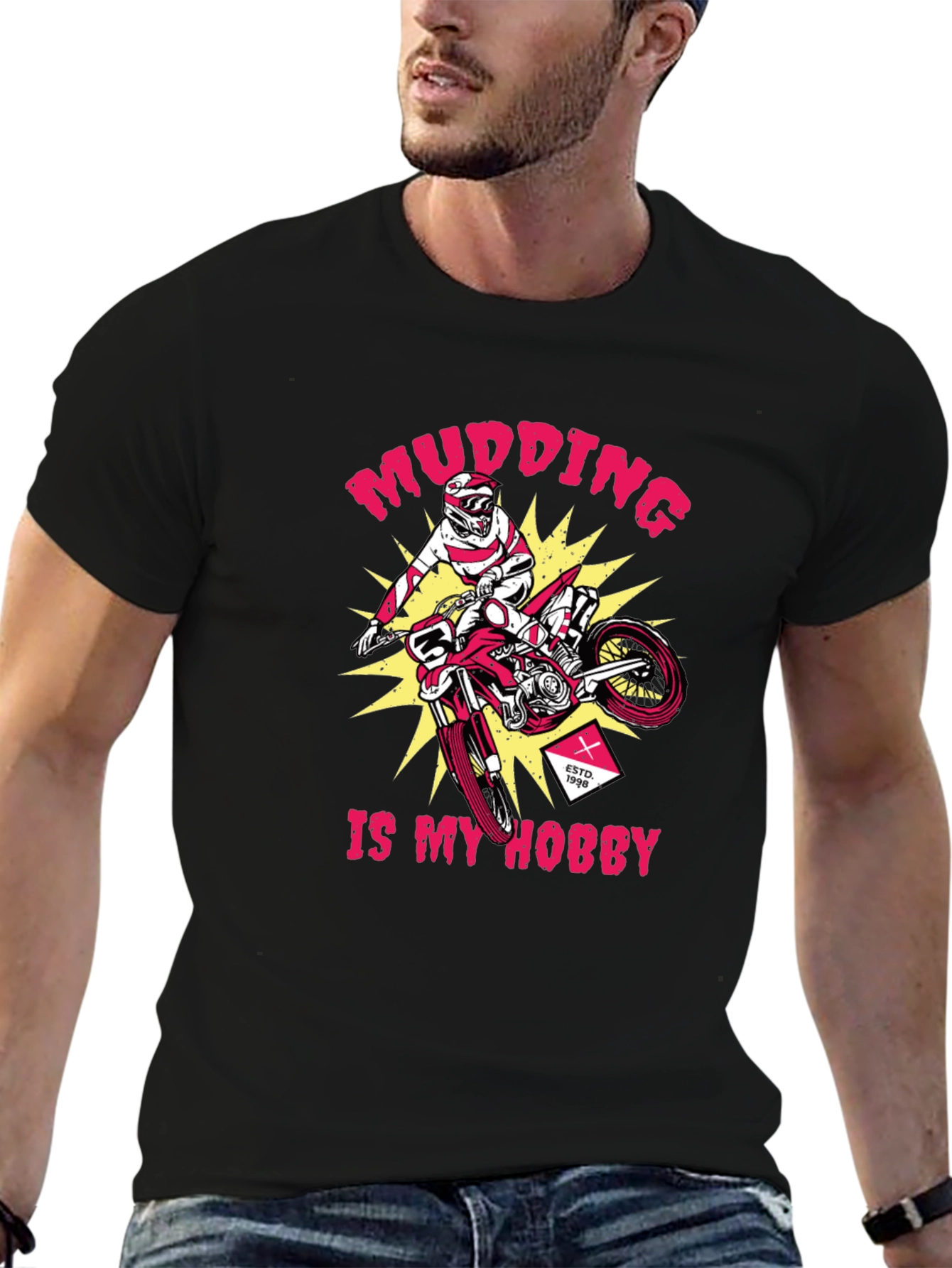 Mudding is My Hobby Graphic T-Shirt - 6