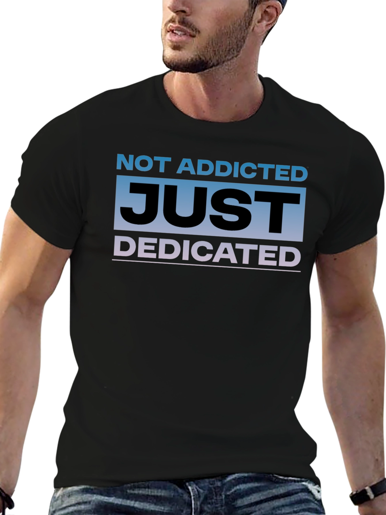 Black Dedicated Black Graphic T-Shirt view 6