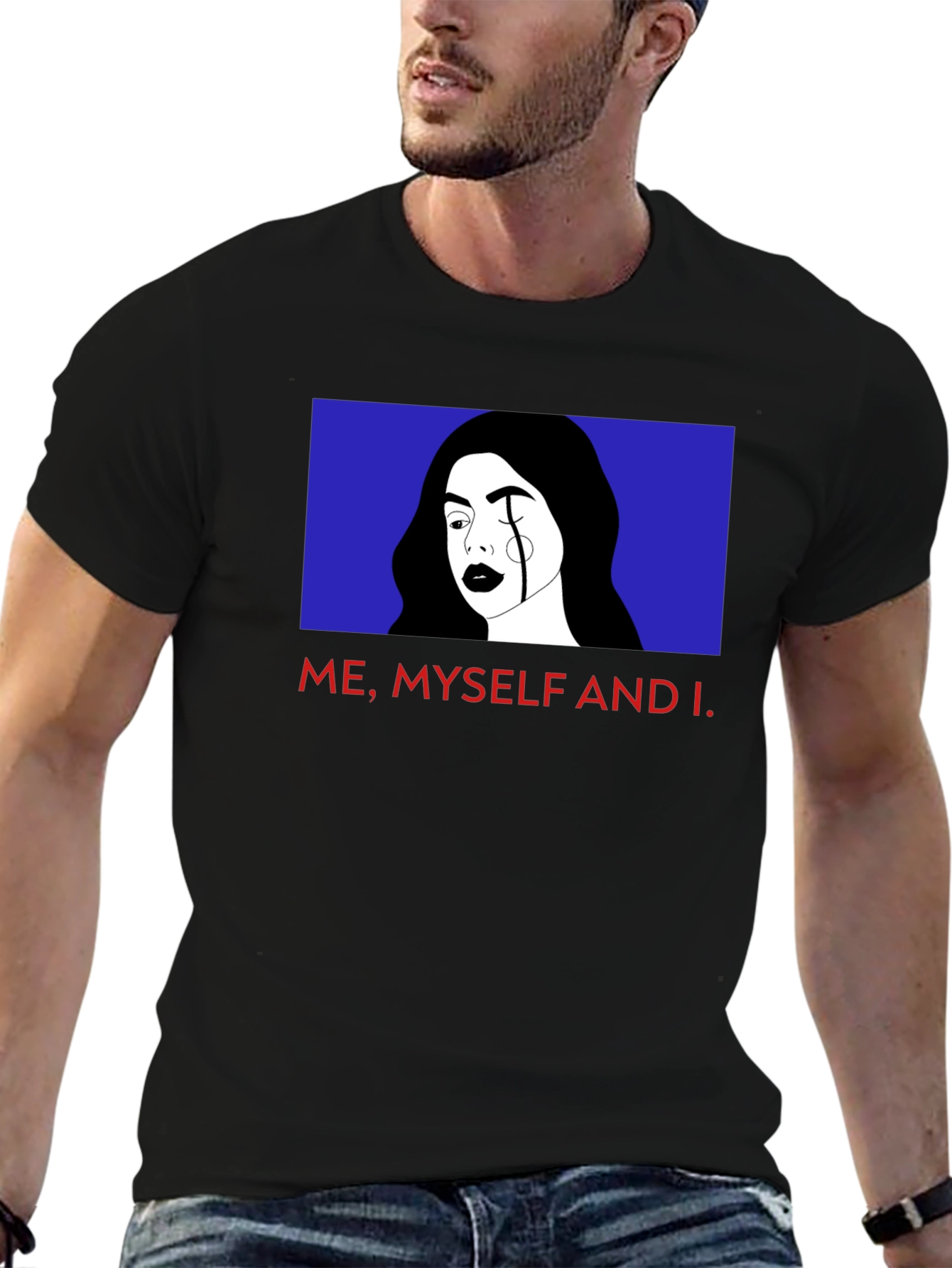 Black Me, Myself, and I Graphic Tee view 6