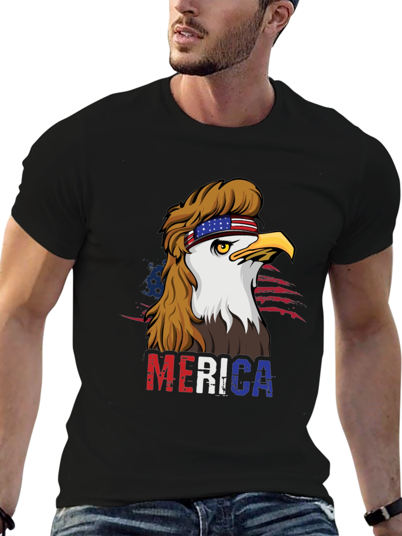 Patriotic Eagle 'Merica T-Shirt - 6