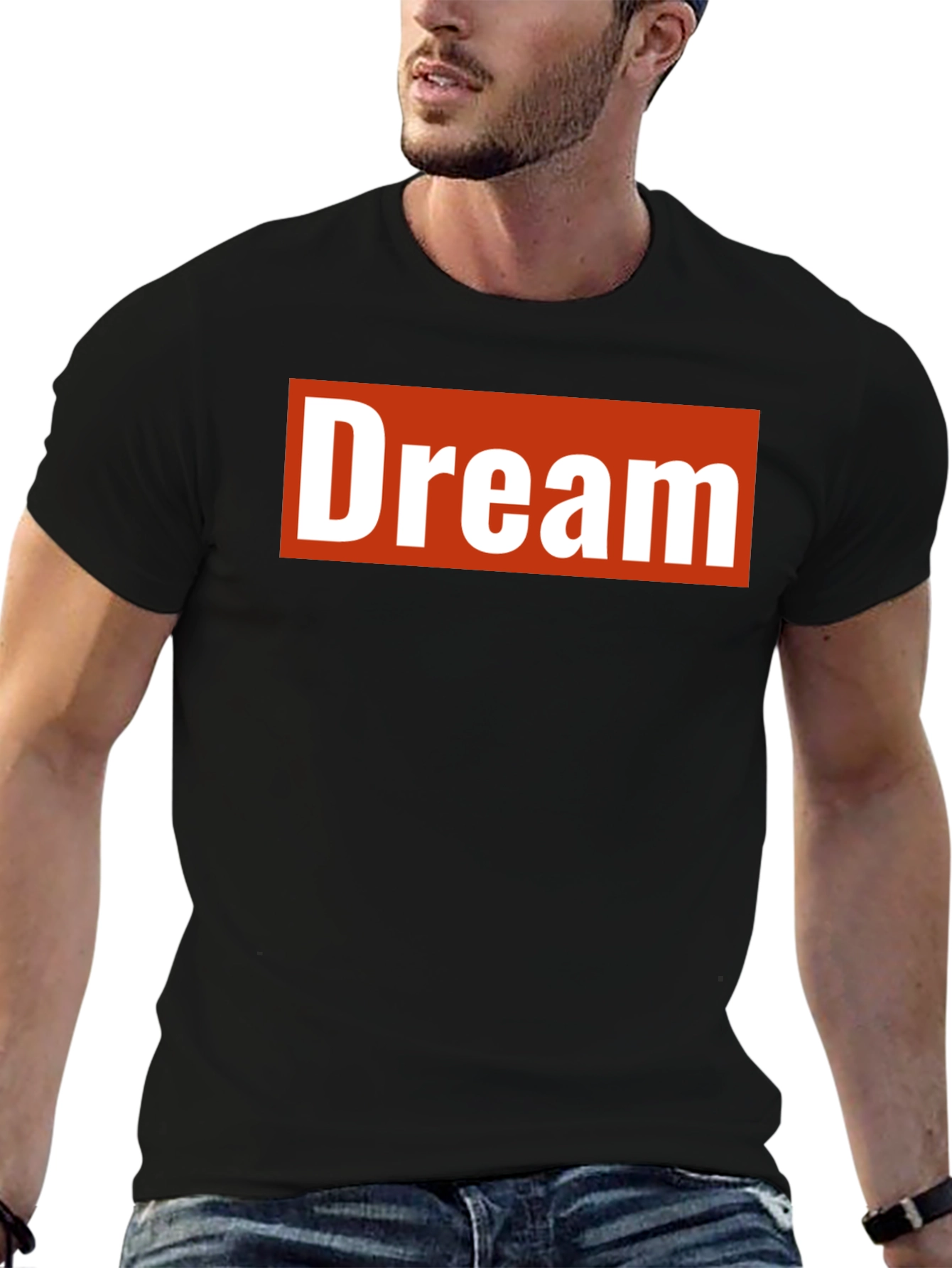 Black Dream Graphic Tee - Bold Statement T-Shirt view 6