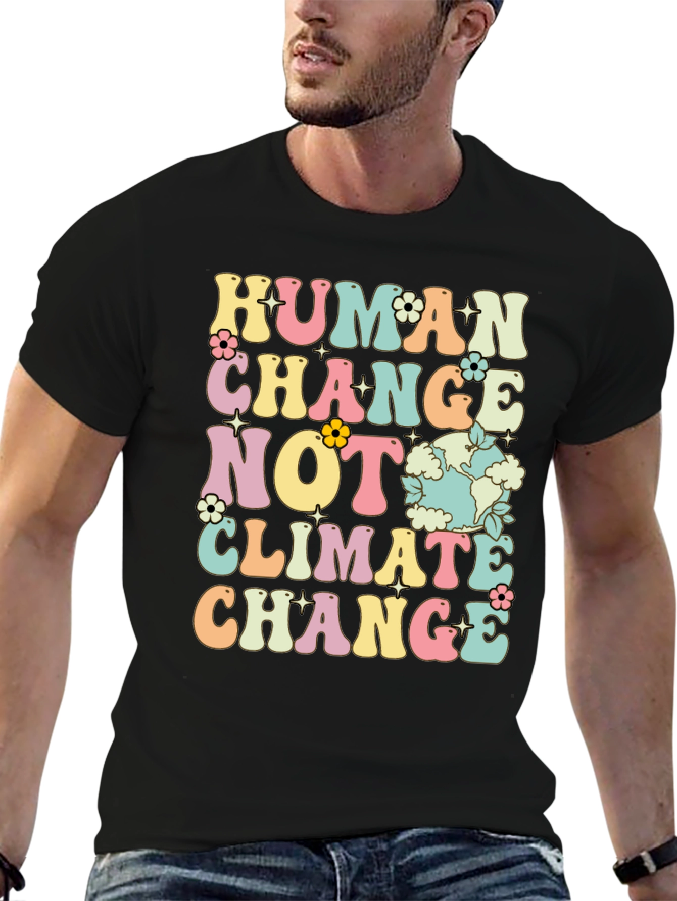 Human Change Tee - Earth Day T-Shirt - 6