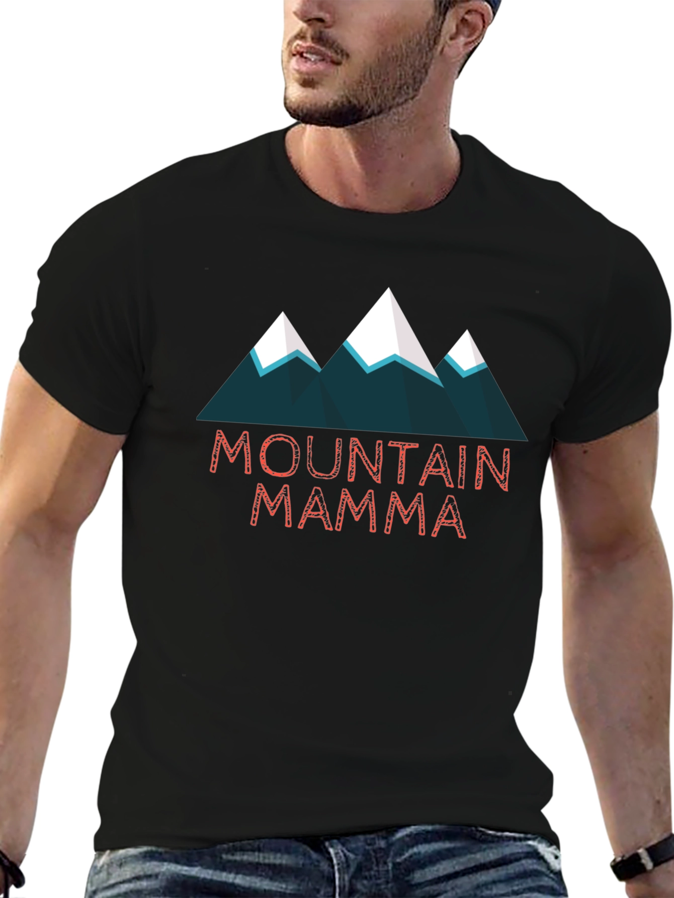 Black Mountain Mama Graphic Tee - Nature Lover T-Shirt view 6