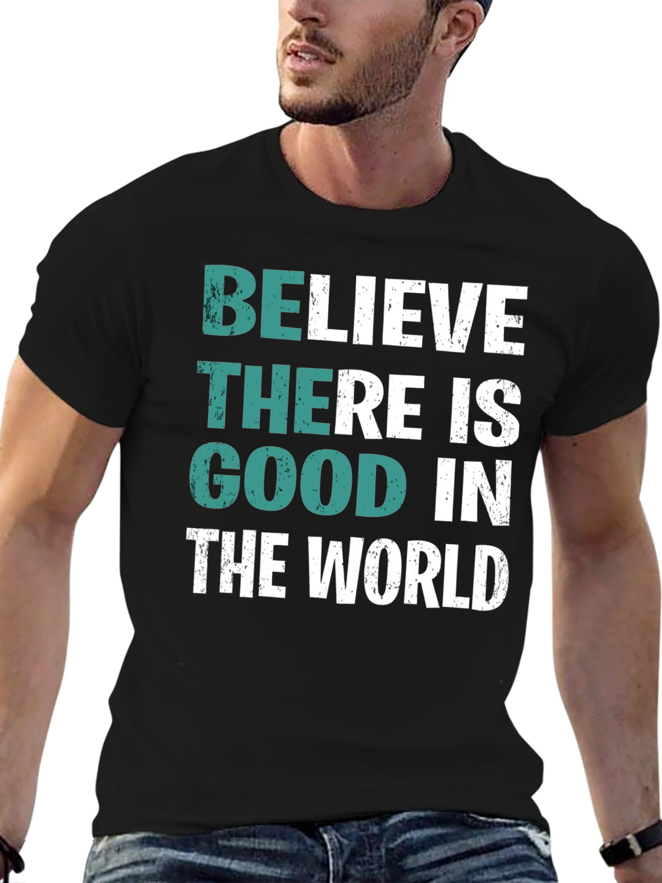 Black Believe There is Good T-Shirt view 6