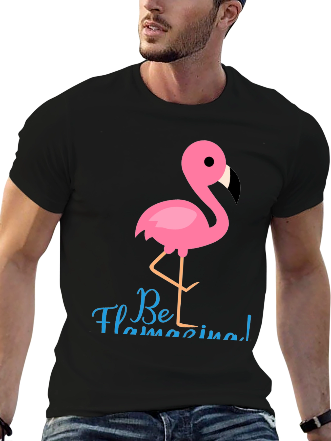 Be Flamazing T-Shirt - Fun Flamingo Graphic Tee - 6