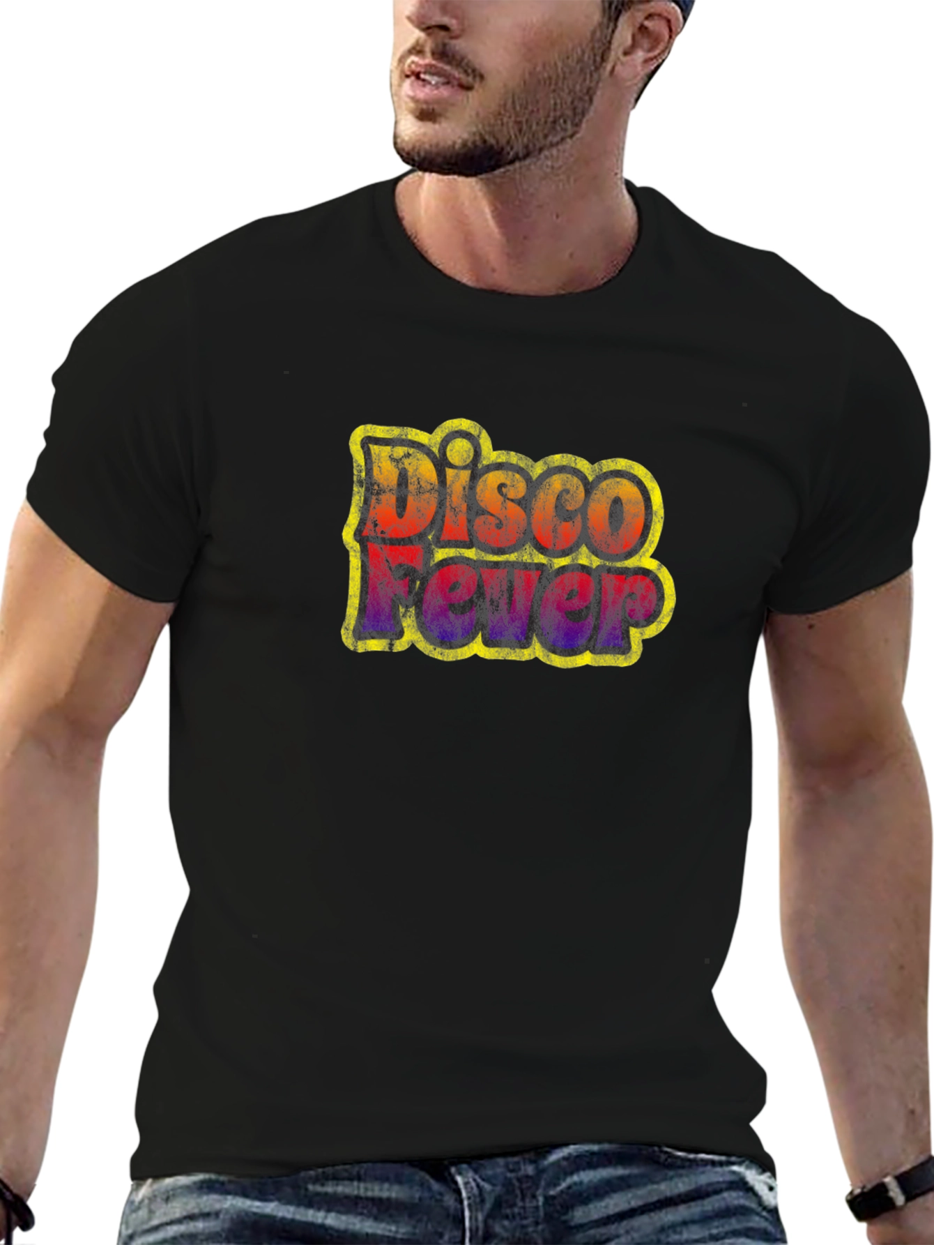 Retro Disco Fever Graphic T-Shirt - 6