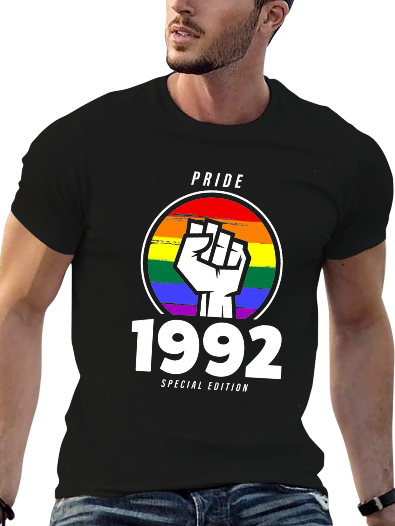 Black Pride 1992 Special Edition Black T-Shirt view 6