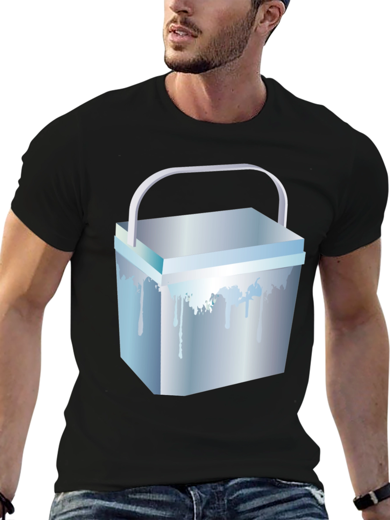 Black Cooler Graphic Tee - Chill Out Style view 6