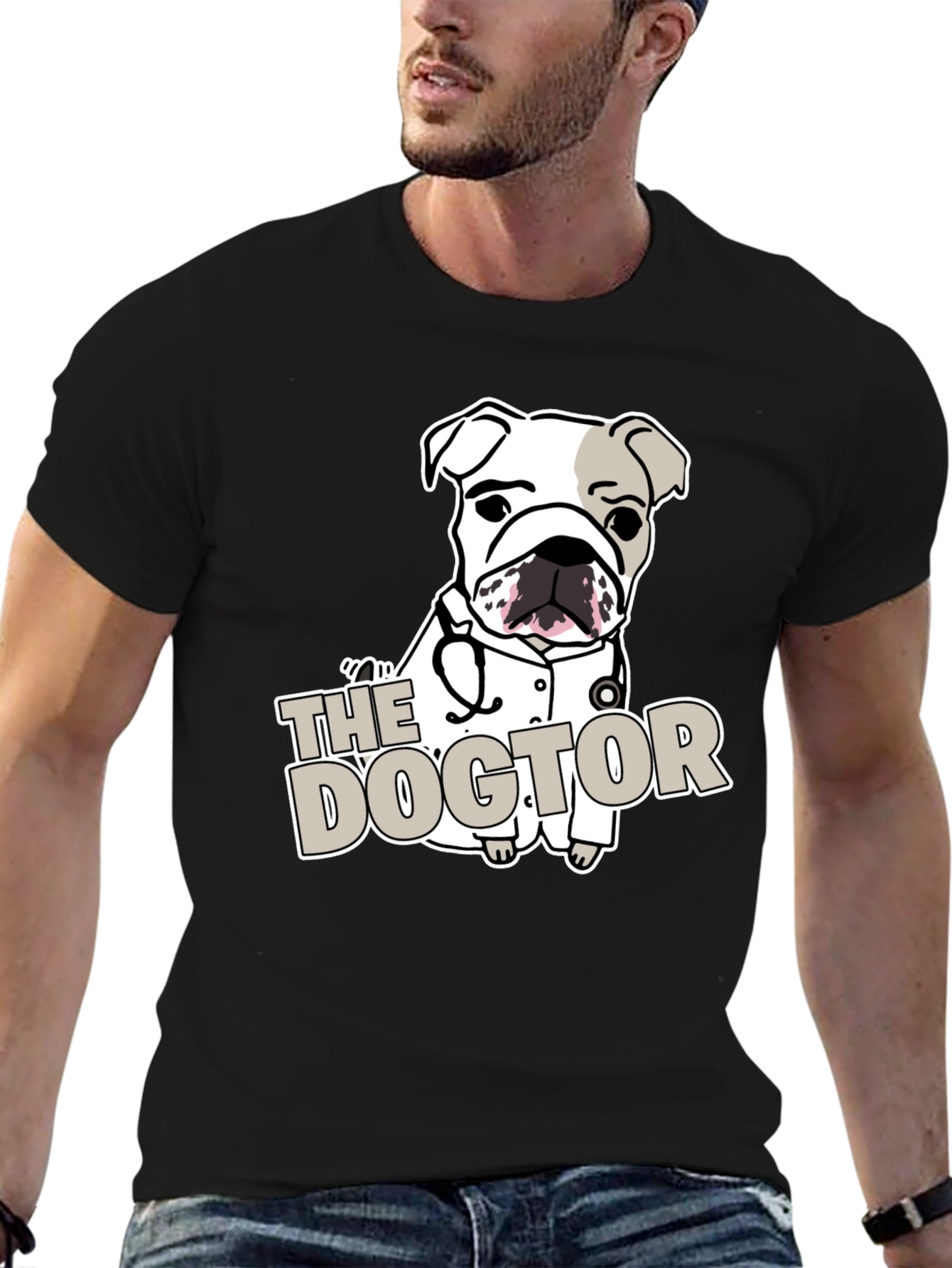 Dogtor T-Shirt - Cute Cartoon Animal Doctor Tee - 6