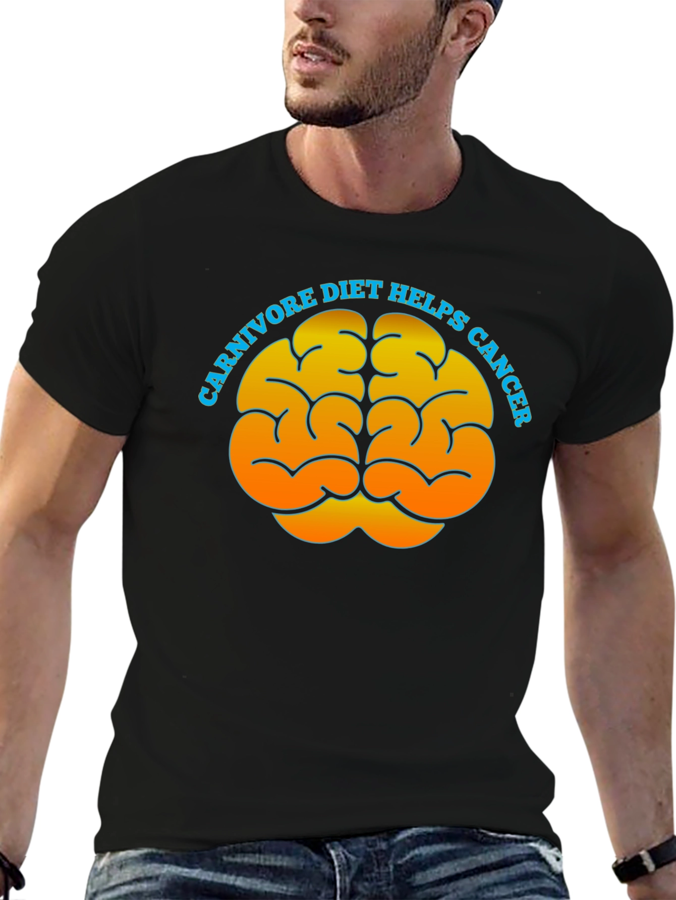 Carnivore Diet Brain T-Shirt  - 6
