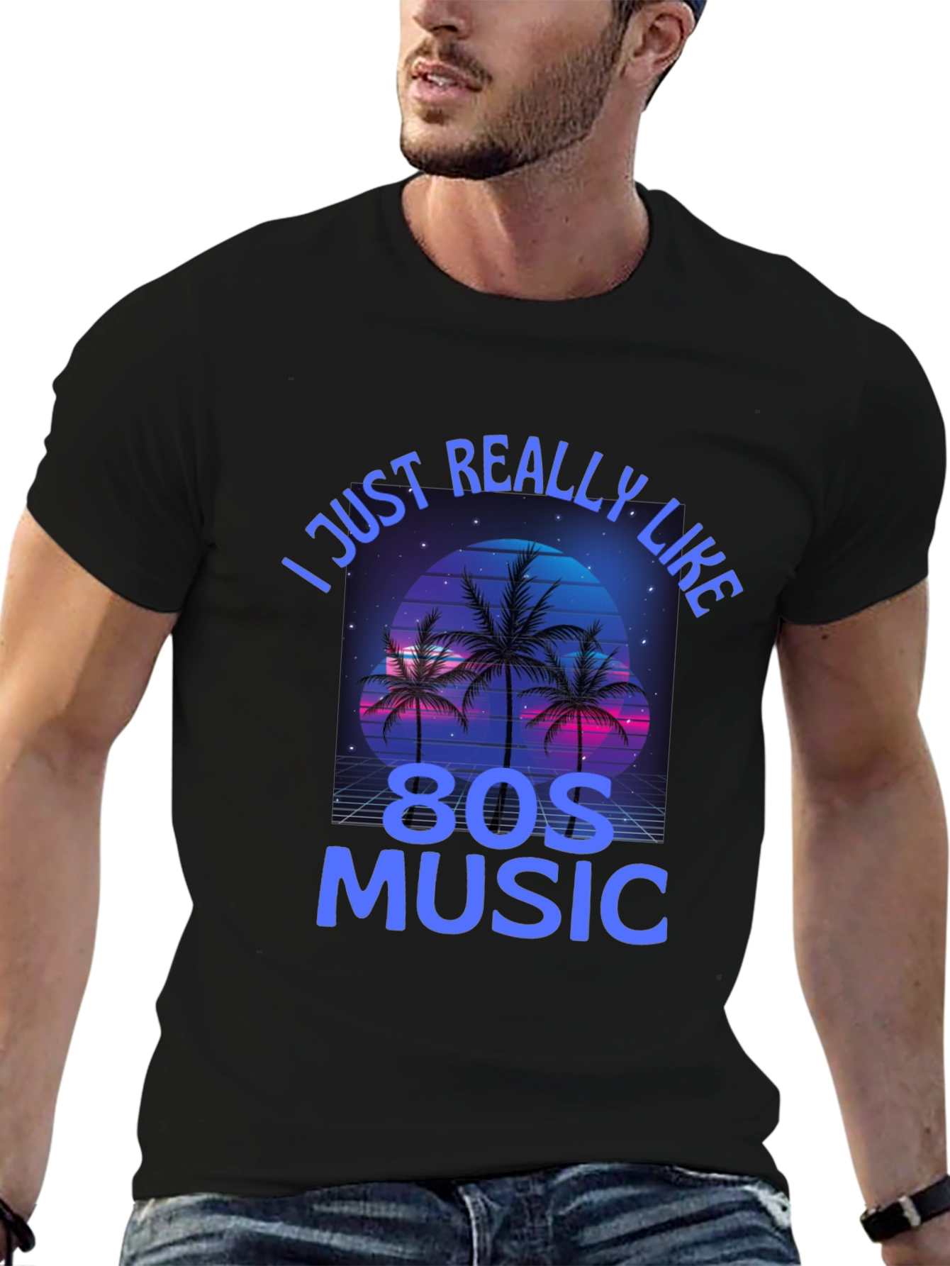 Retro 80s Music Graphic Tee - Nostalgic Vibes - 6