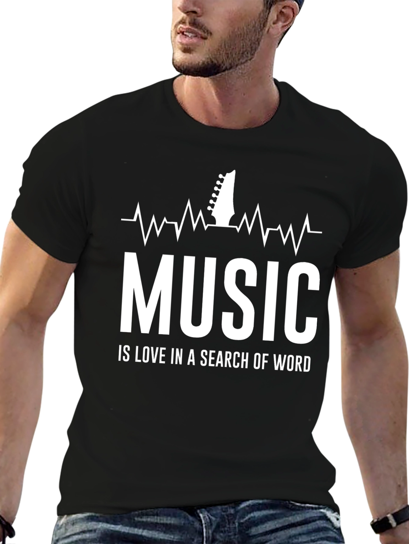 Black Music is Love T-Shirt view 6