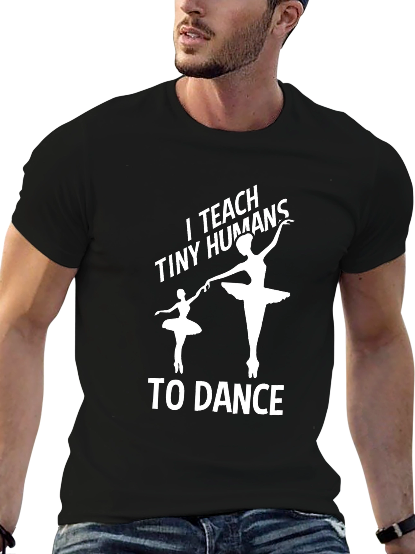 Black I Teach Tiny Humans to Dance - Graphic Tee view 6