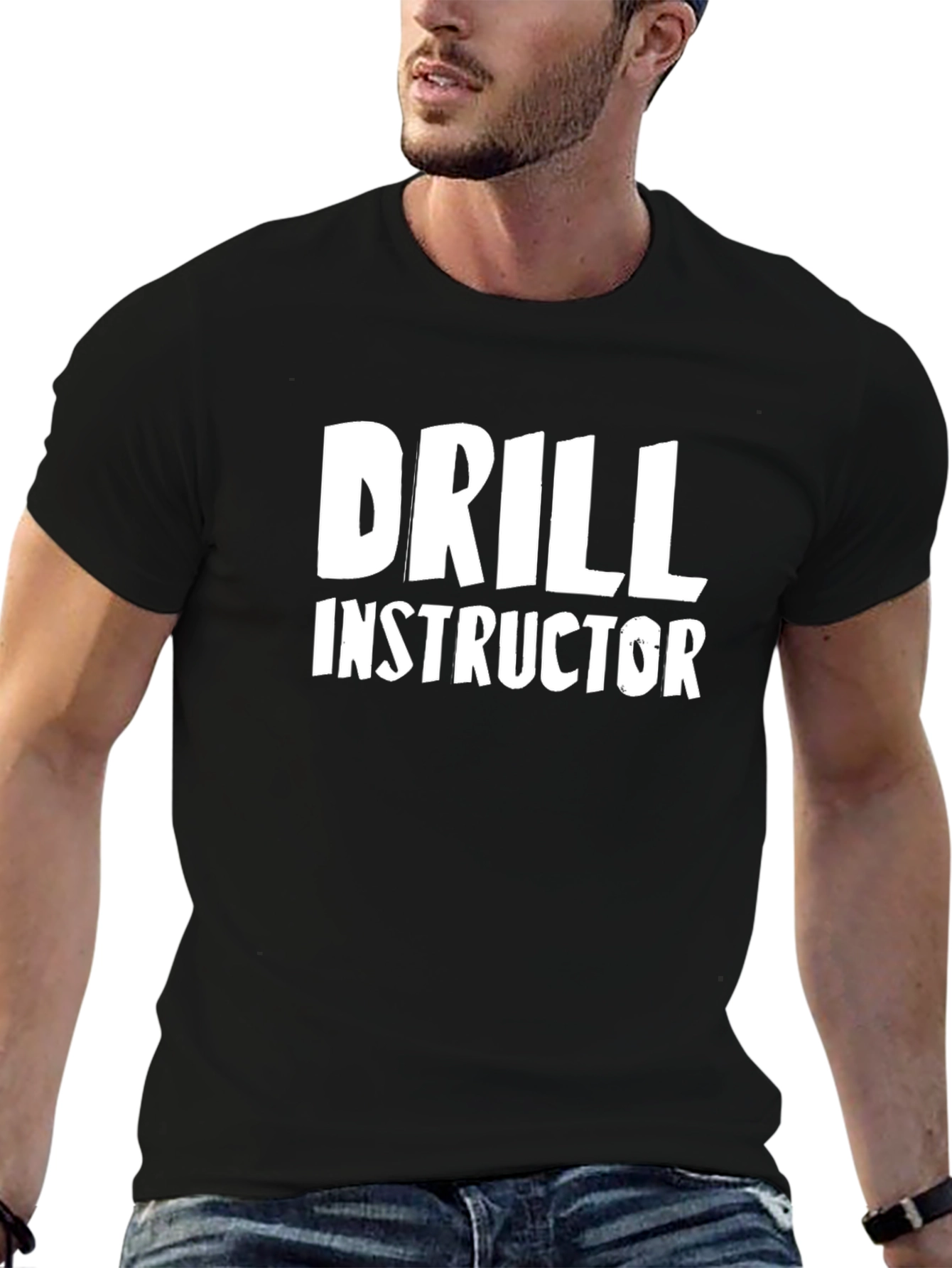 Black Drill Instructor Graphic T-Shirt view 6