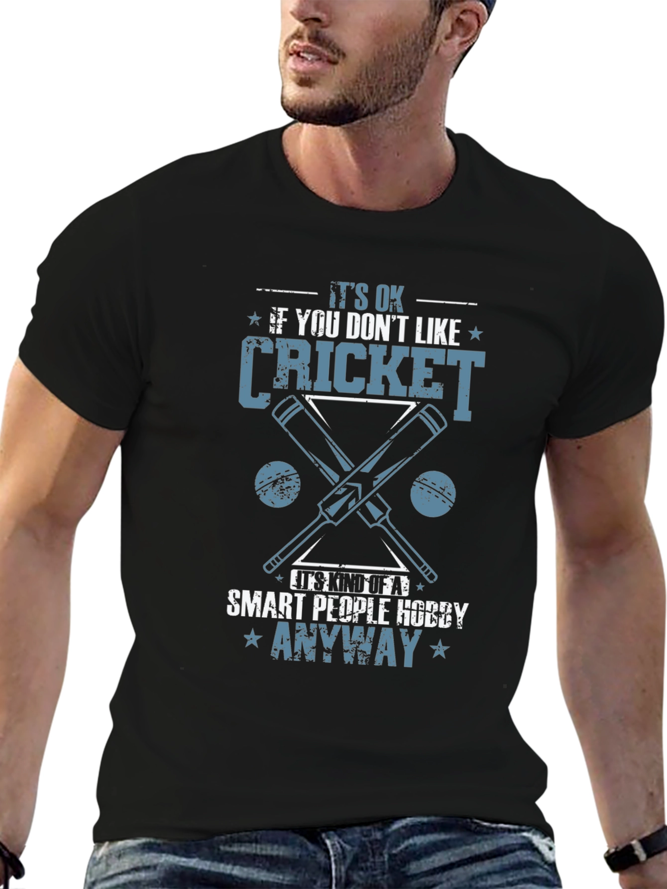 Funny Cricket Lover T-Shirt: Smart People Hobby Tee - 6
