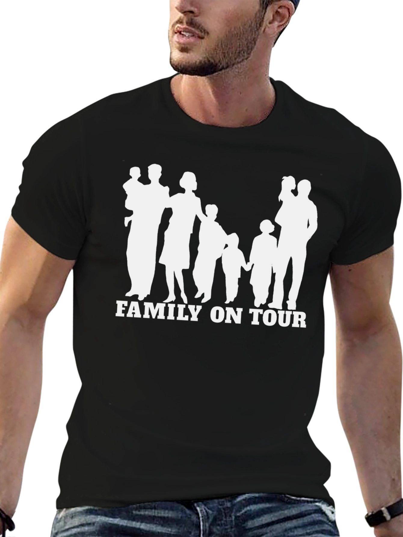 Black Family On Tour Graphic T-Shirt view 6
