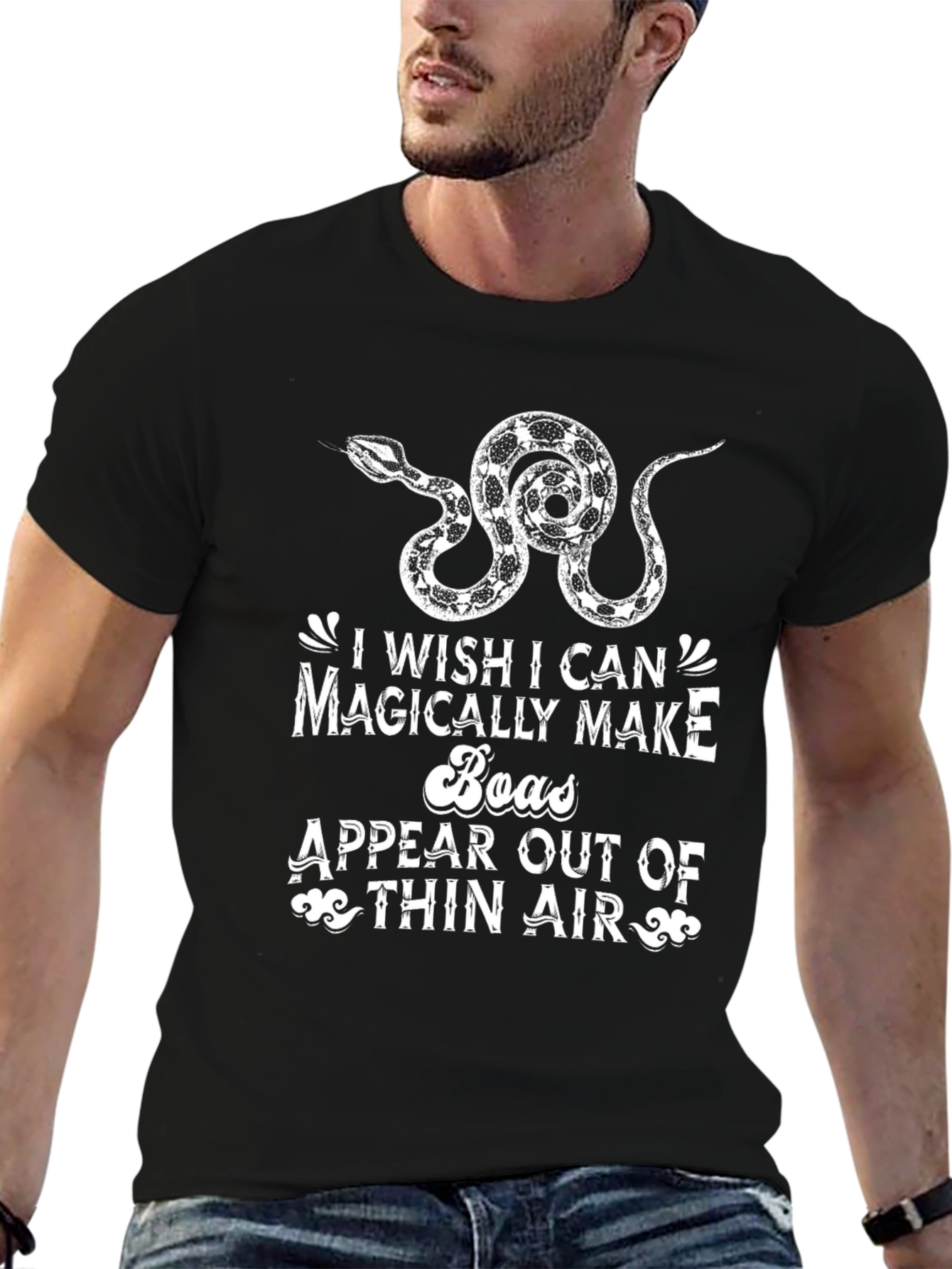 Magically Make Boas T-Shirt Funny Snake Lover Gift - 6