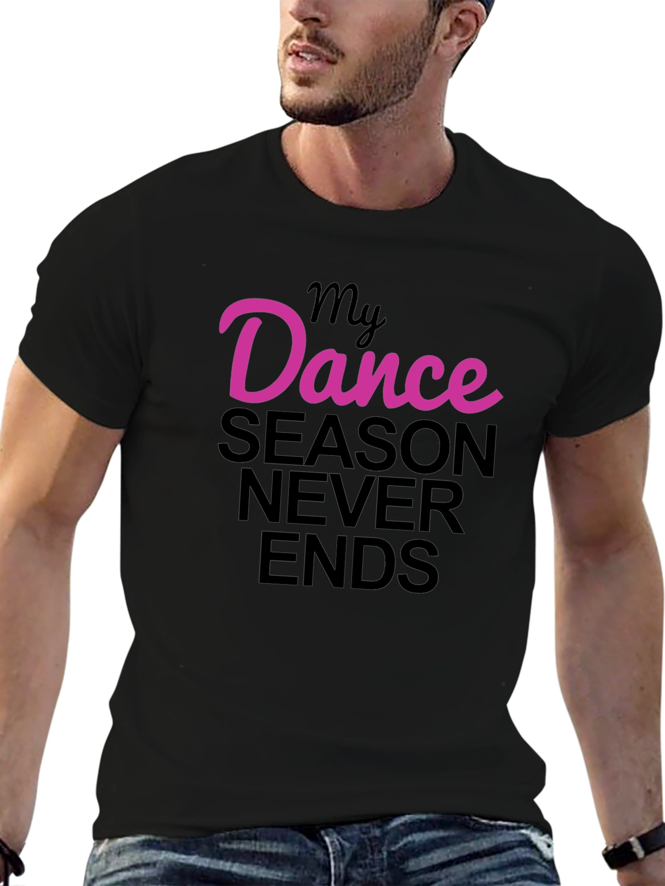 Black My Dance Season Never Ends Graphic Tee view 6
