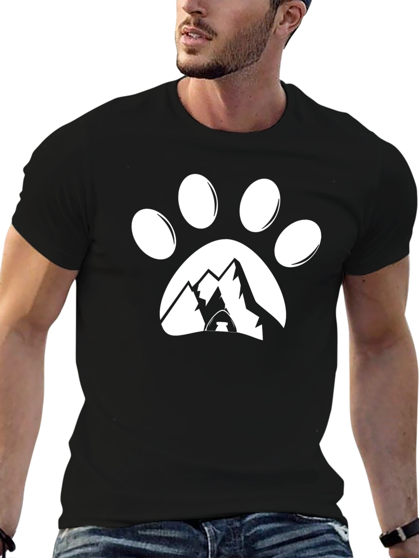 Black Dog Paw Mountain Adventure Tee view 6