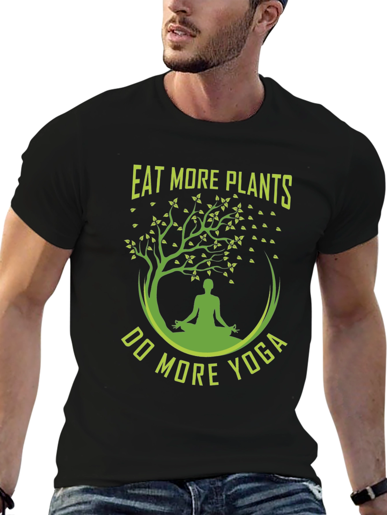 Eat More Plants, Do More Yoga T-Shirt - 6